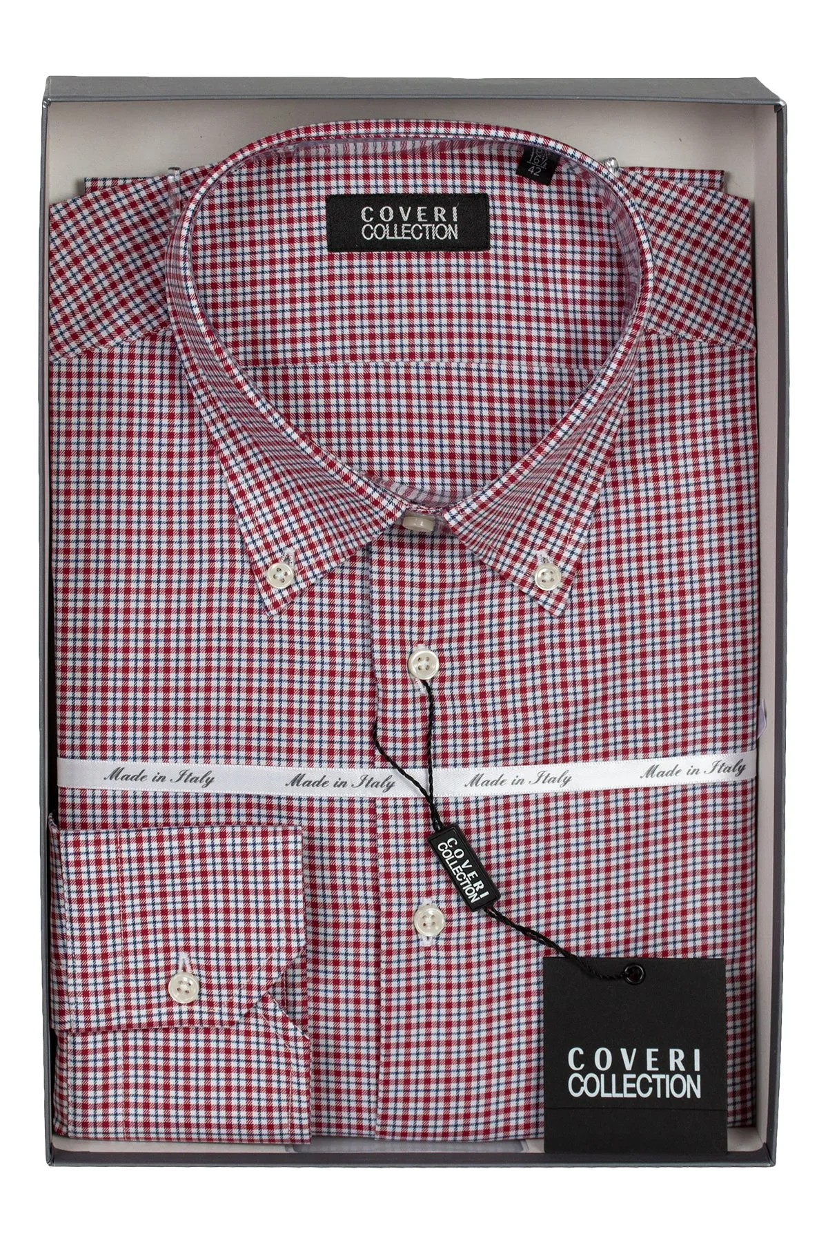 Camicia classica da uomo a quadretti