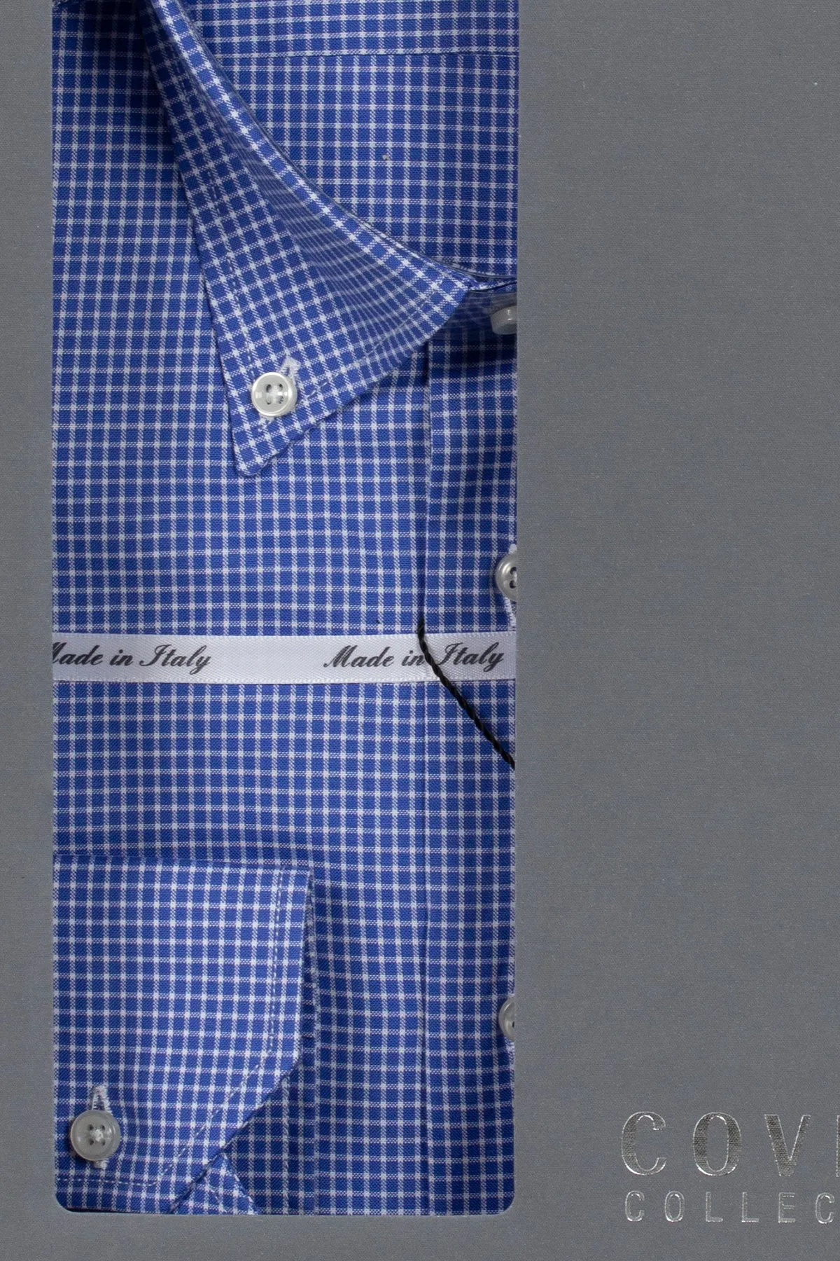 Camicia classica da uomo a quadretti