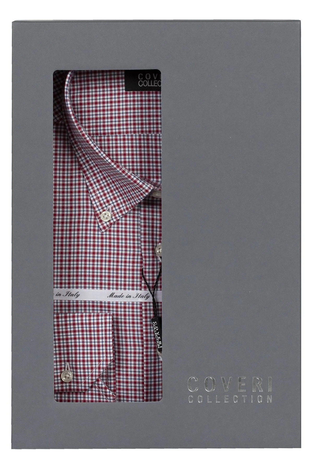Camicia classica da uomo a quadretti