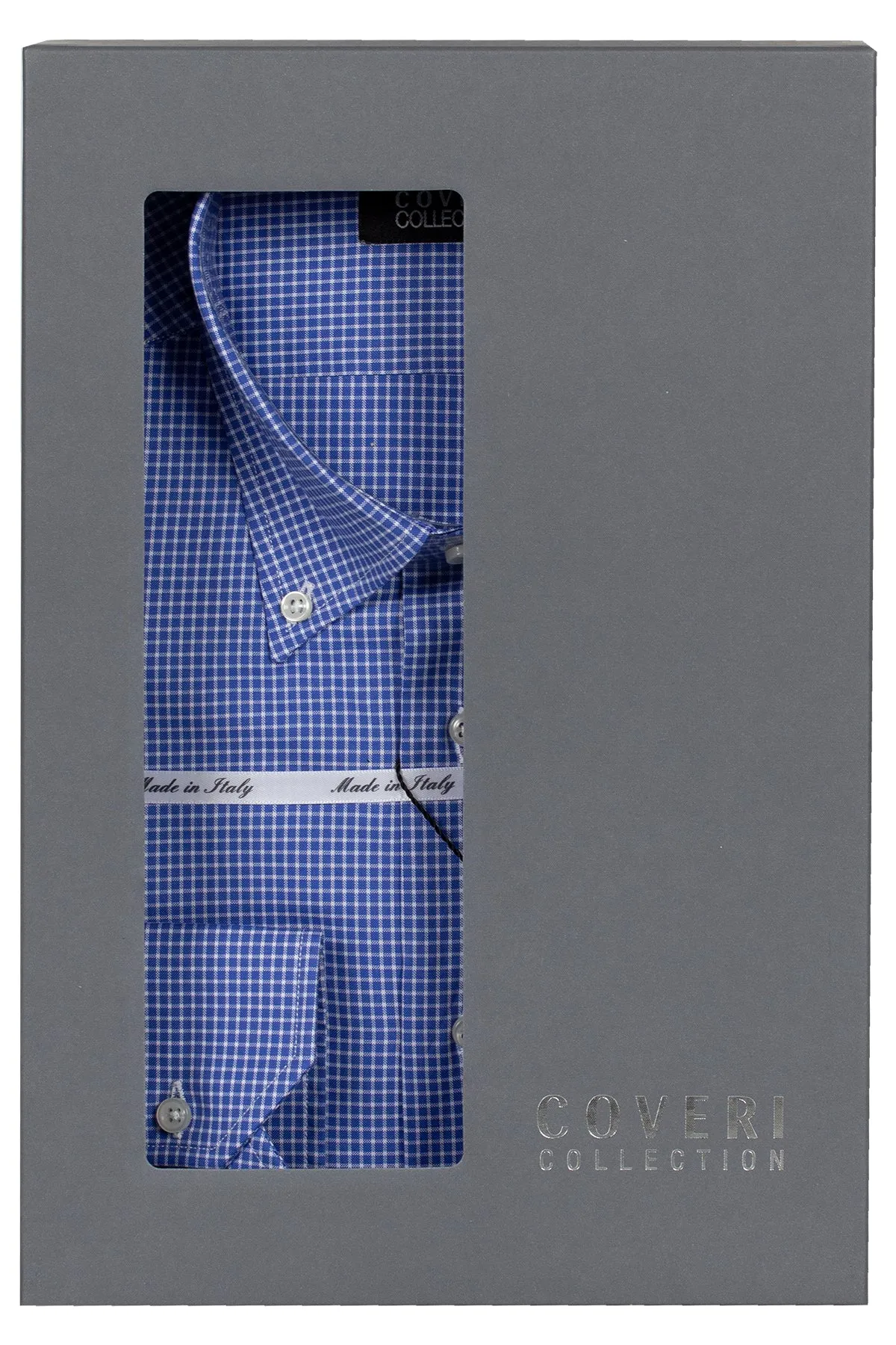 Camicia classica da uomo a quadretti