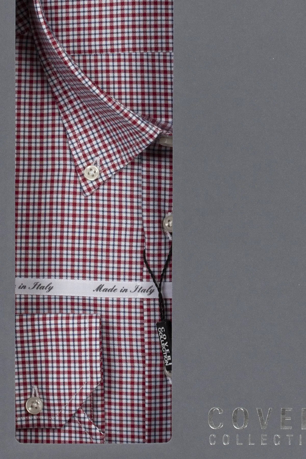 Camicia classica da uomo a quadretti