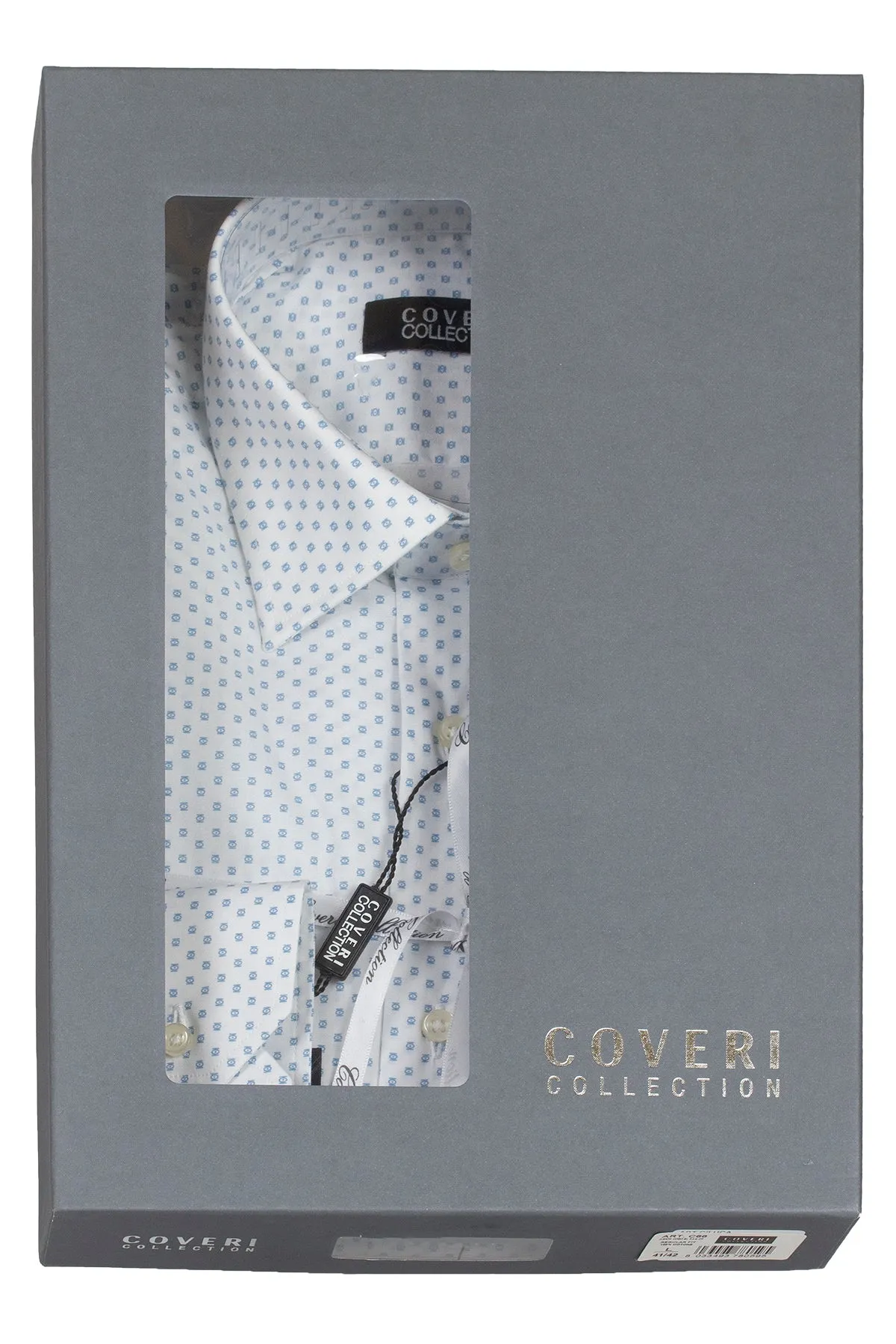 Camicia classica uomo microfantasia Made in Albania