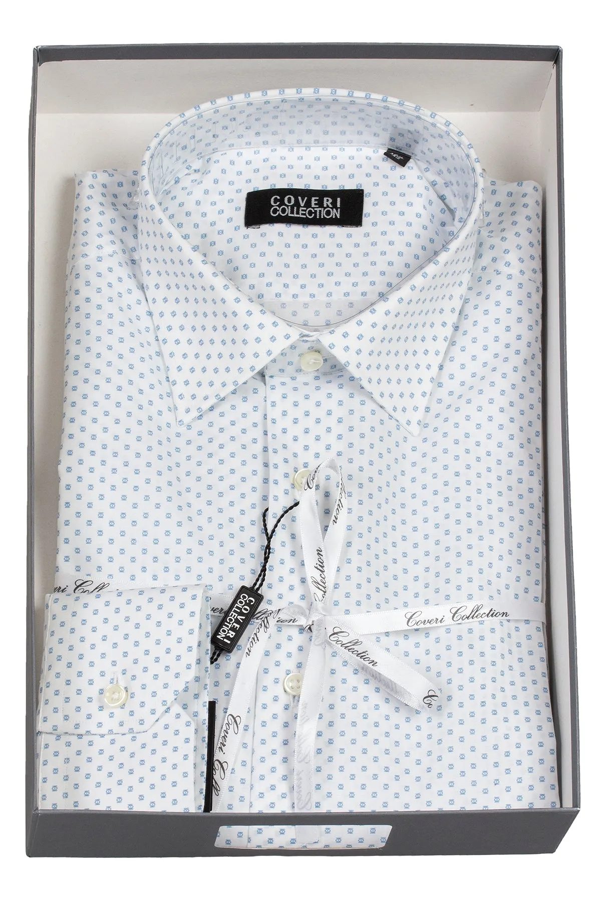 Camicia classica uomo microfantasia Made in Albania