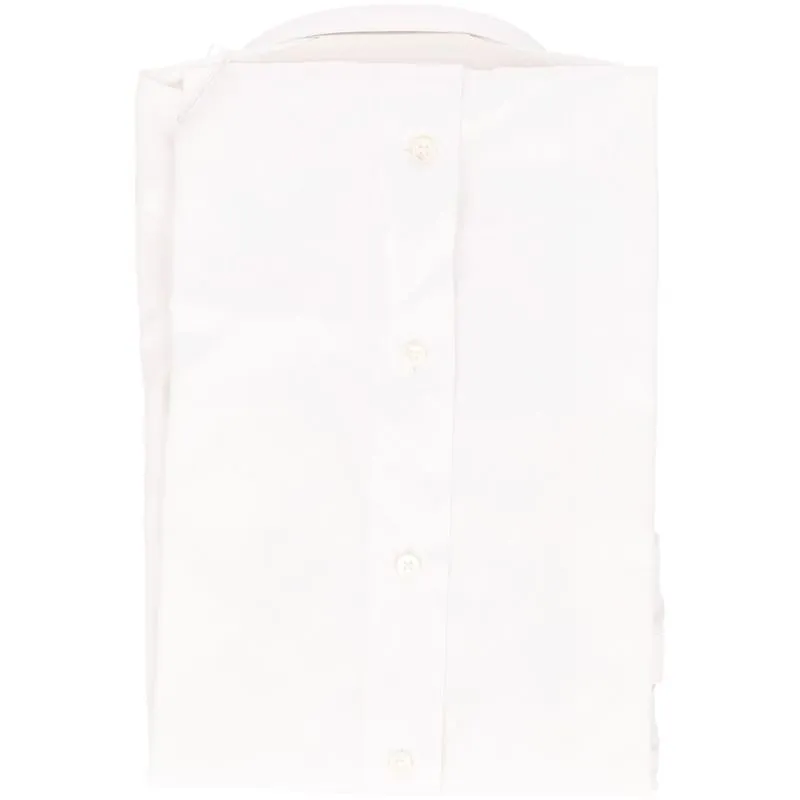Camicia in cotone regular fit bianca 