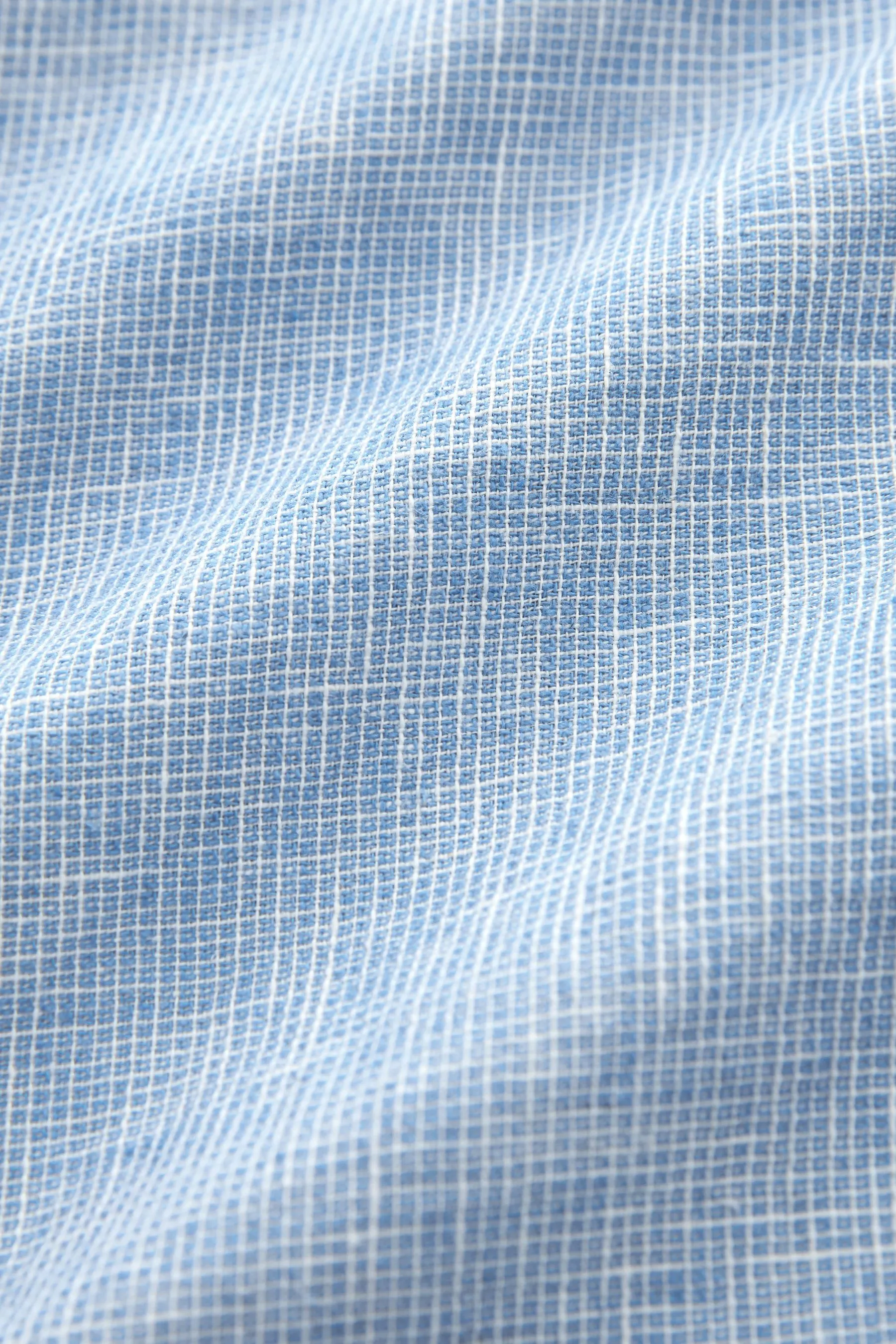Camicia in misto lino a maniche corte