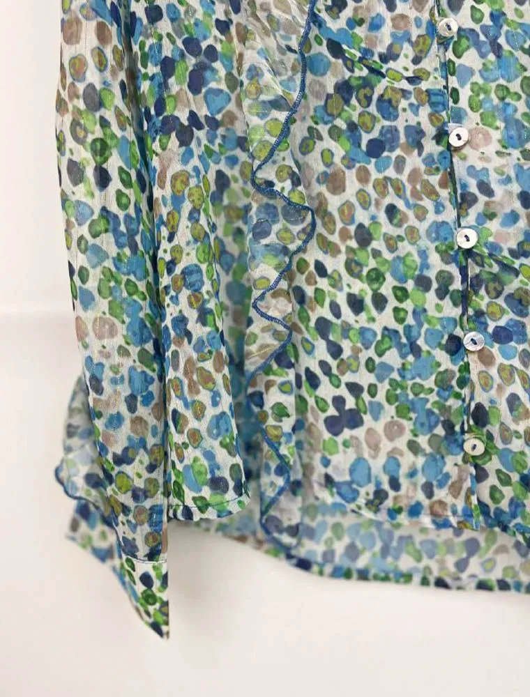 Camicia Manica Lunga Giovane Fly Girl - Azzurro