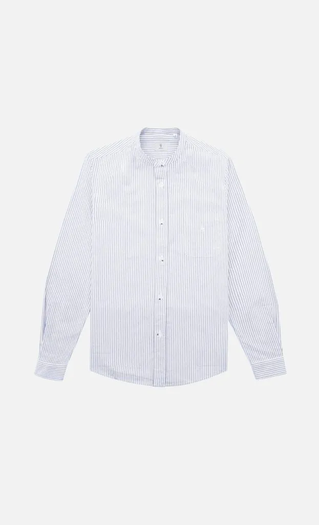 Camicia Nim in cotone – Blu