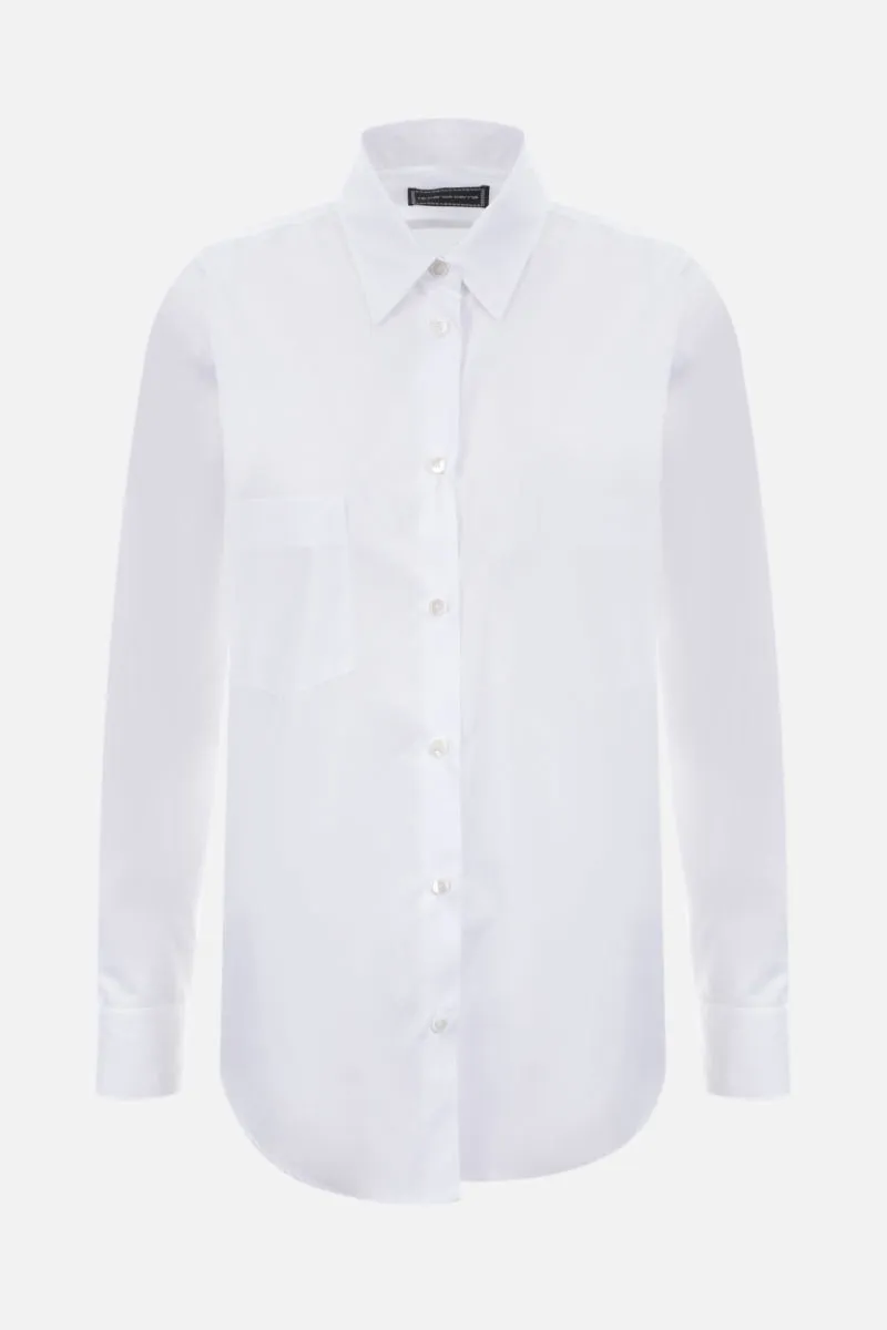  camicia relaxed-fit in popeline  