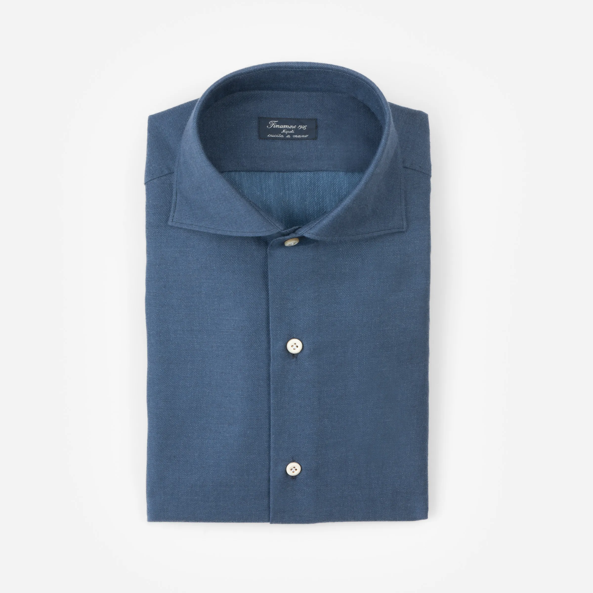 Camicia sartoriale cotone cachemire