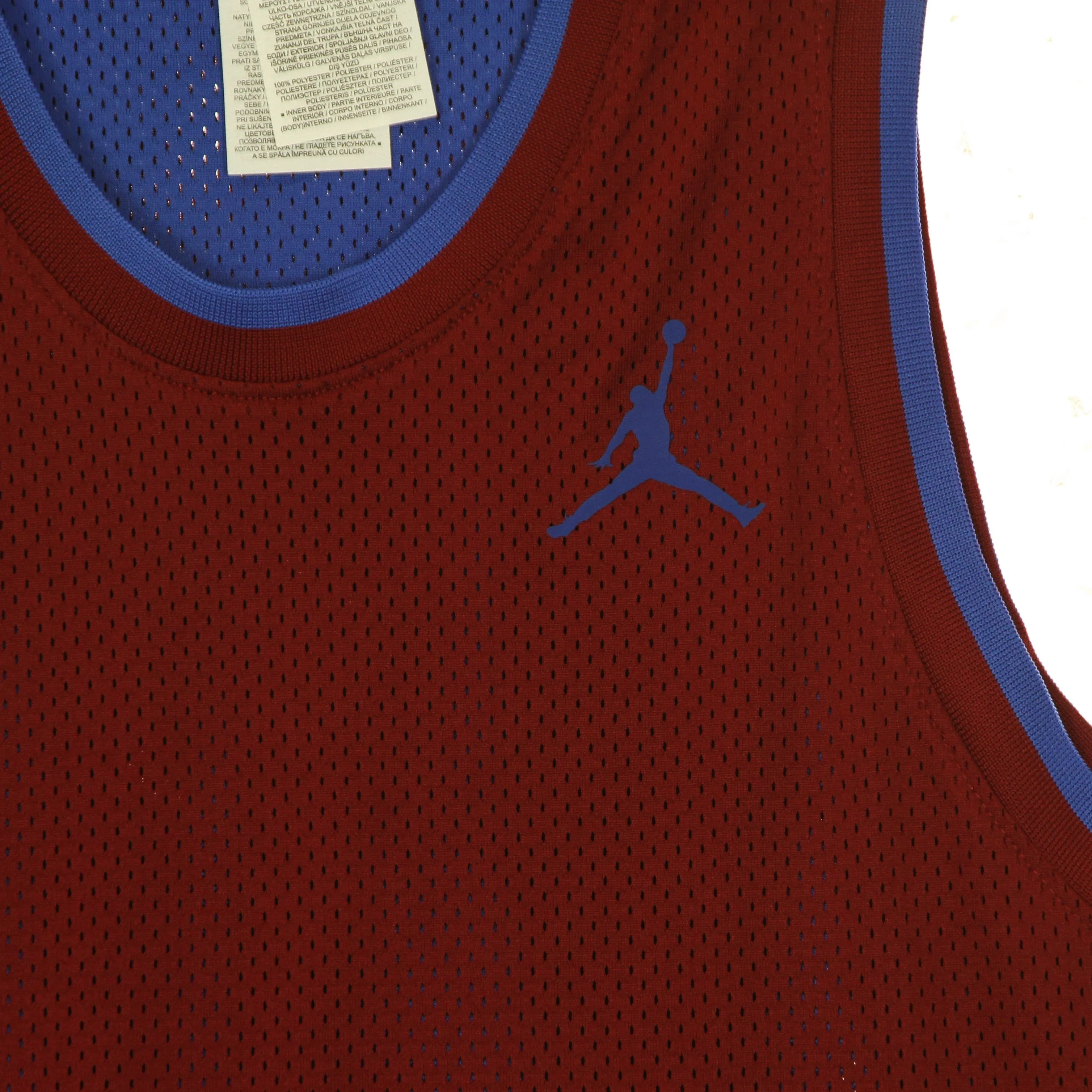 Canotta Tipo Basket Uomo Jordan Sport Dna Hybrid Jersey Team Red/game Royal