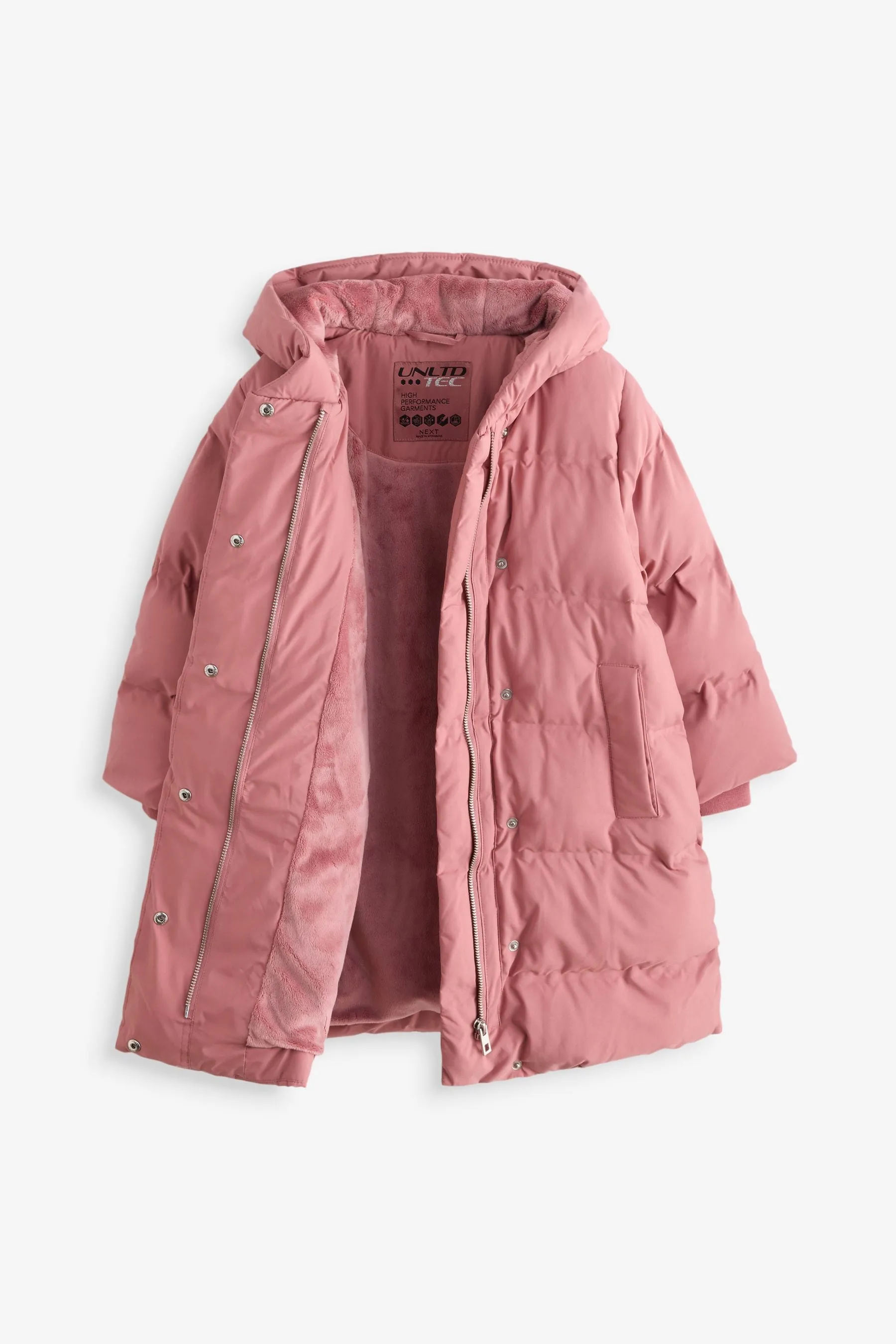 Cappotto imbottito con cappuccio termosaldato impermeabile (3-16anni)    