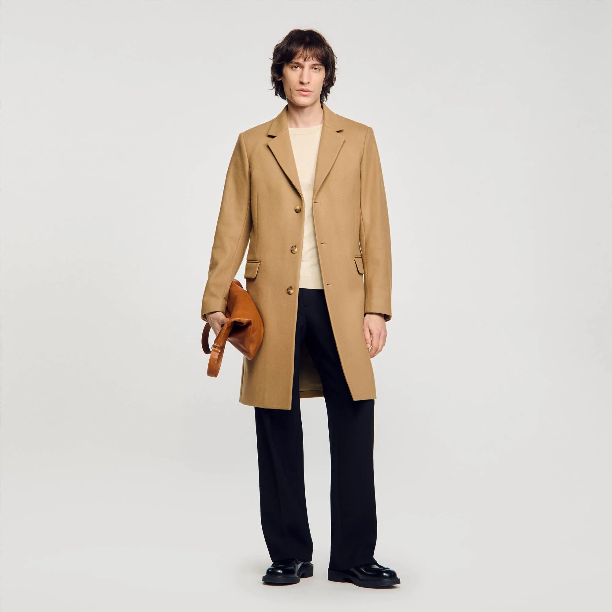 Cappotto in panno di lana