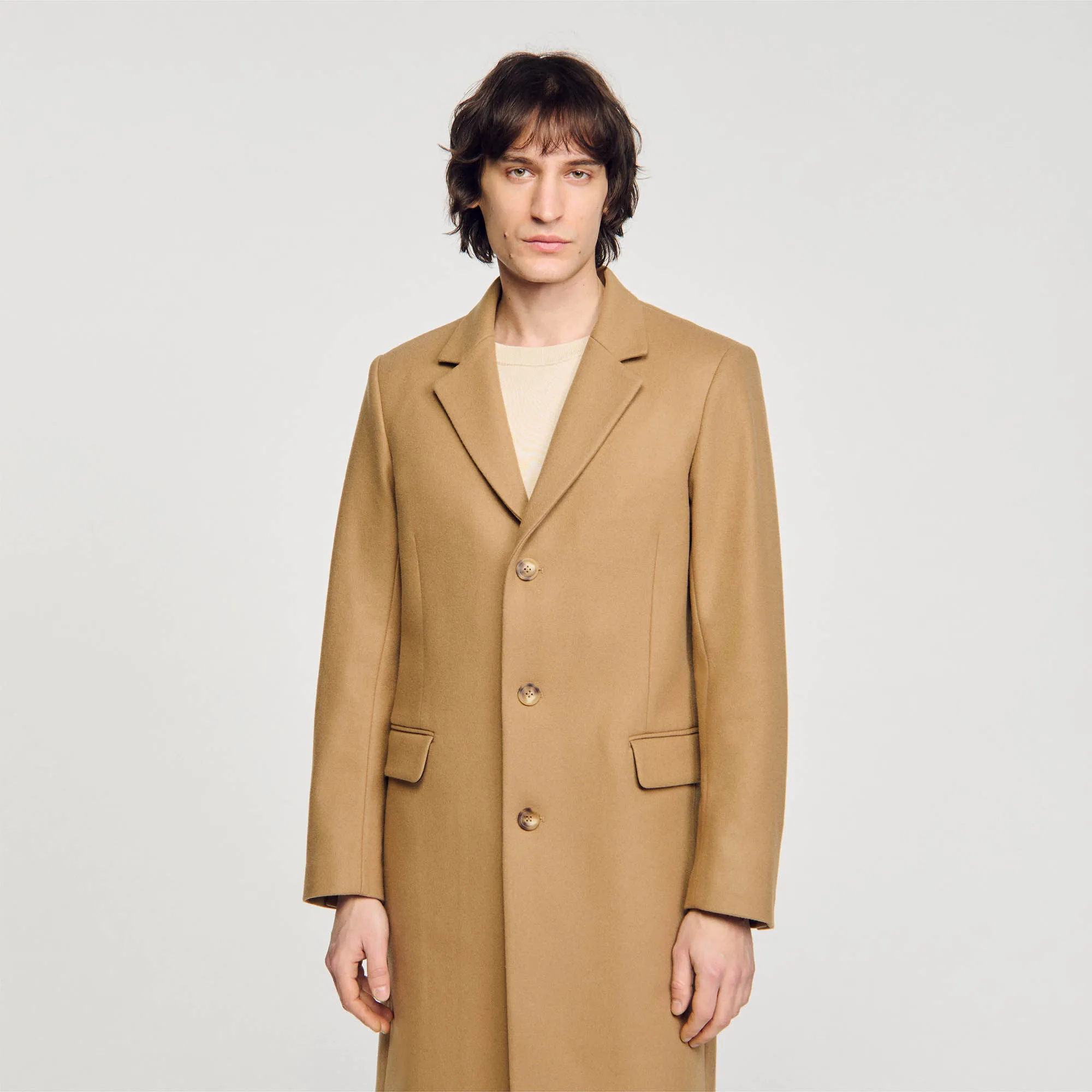 Cappotto in panno di lana