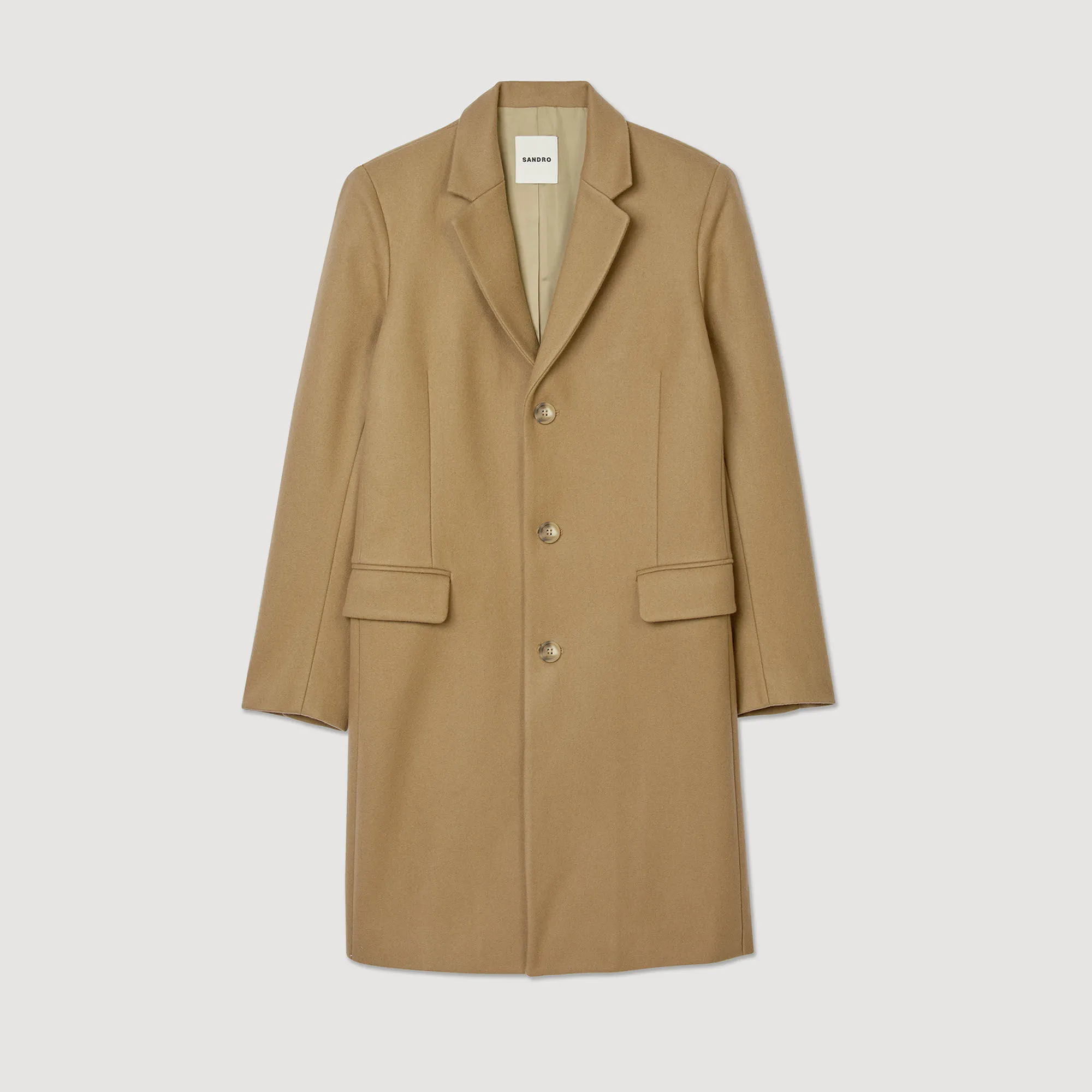 Cappotto in panno di lana