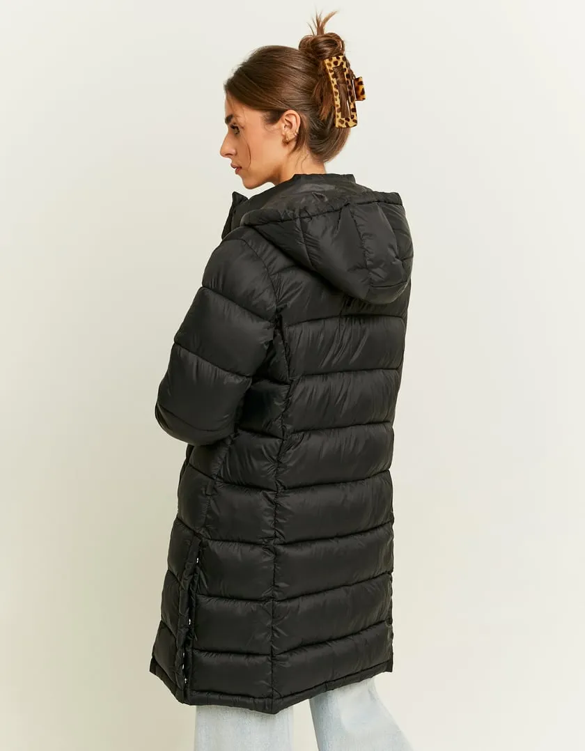 Cappotto Lungo Imbottito Nero  