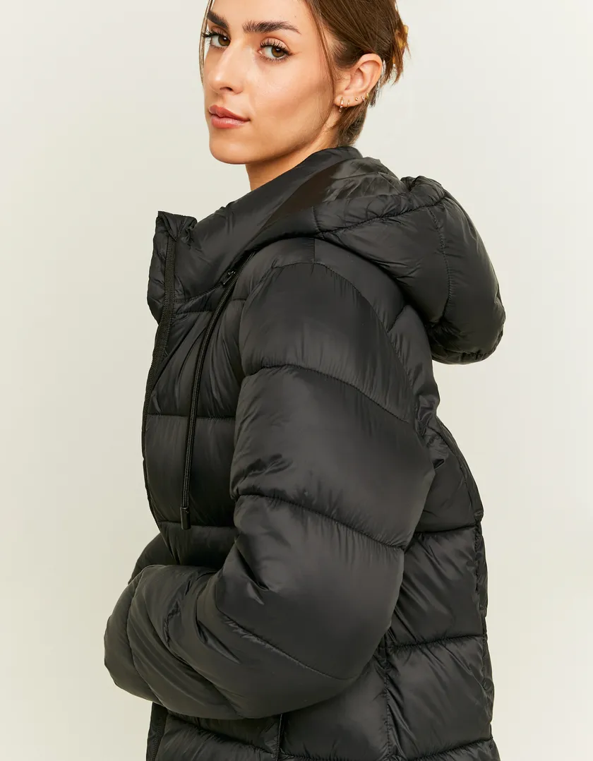 Cappotto Lungo Imbottito Nero  