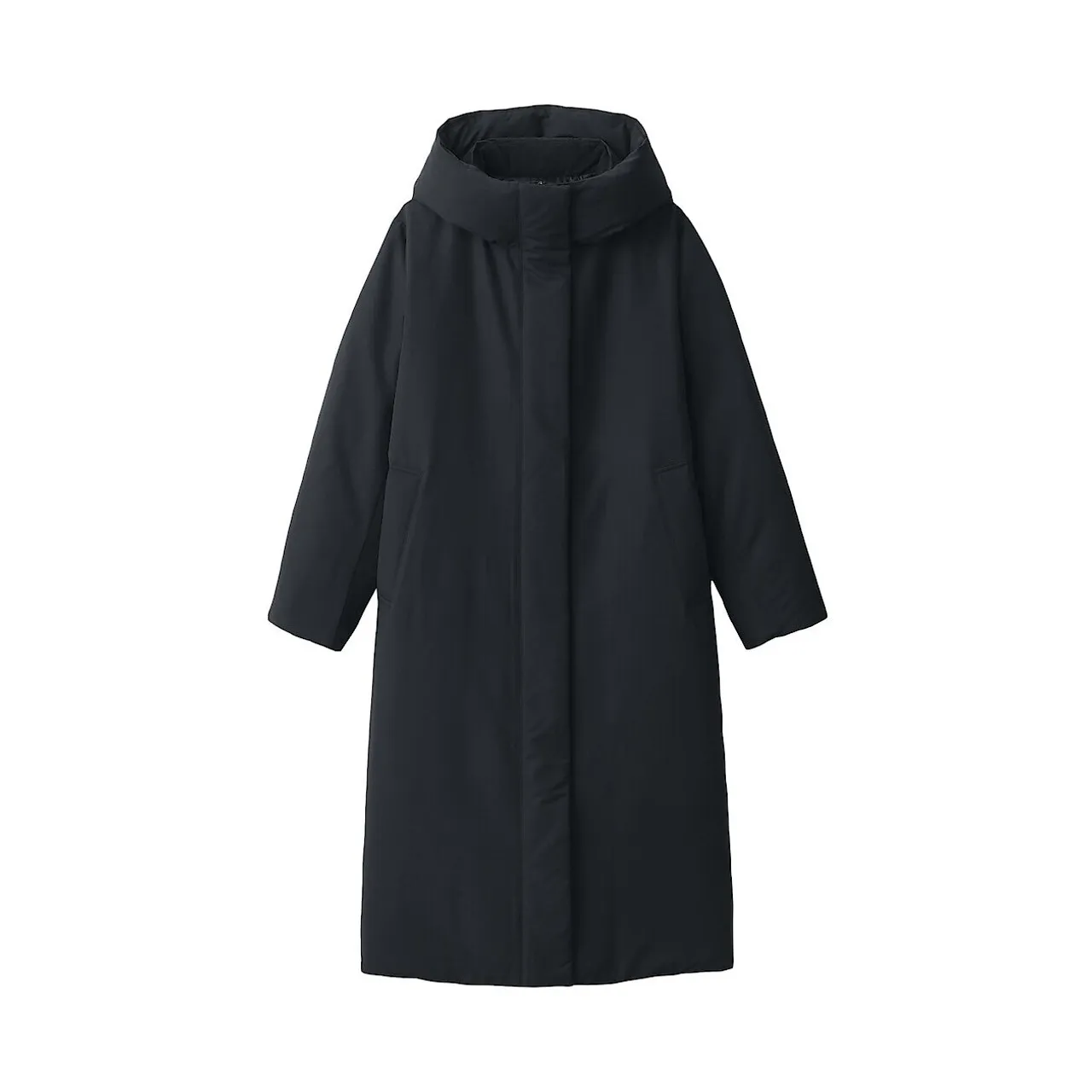 Cappotto lungo in piuma d'oca idrorepellente da donna