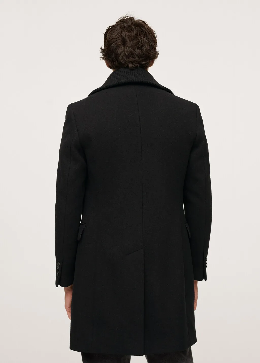Cappotto lungo lana riciclata