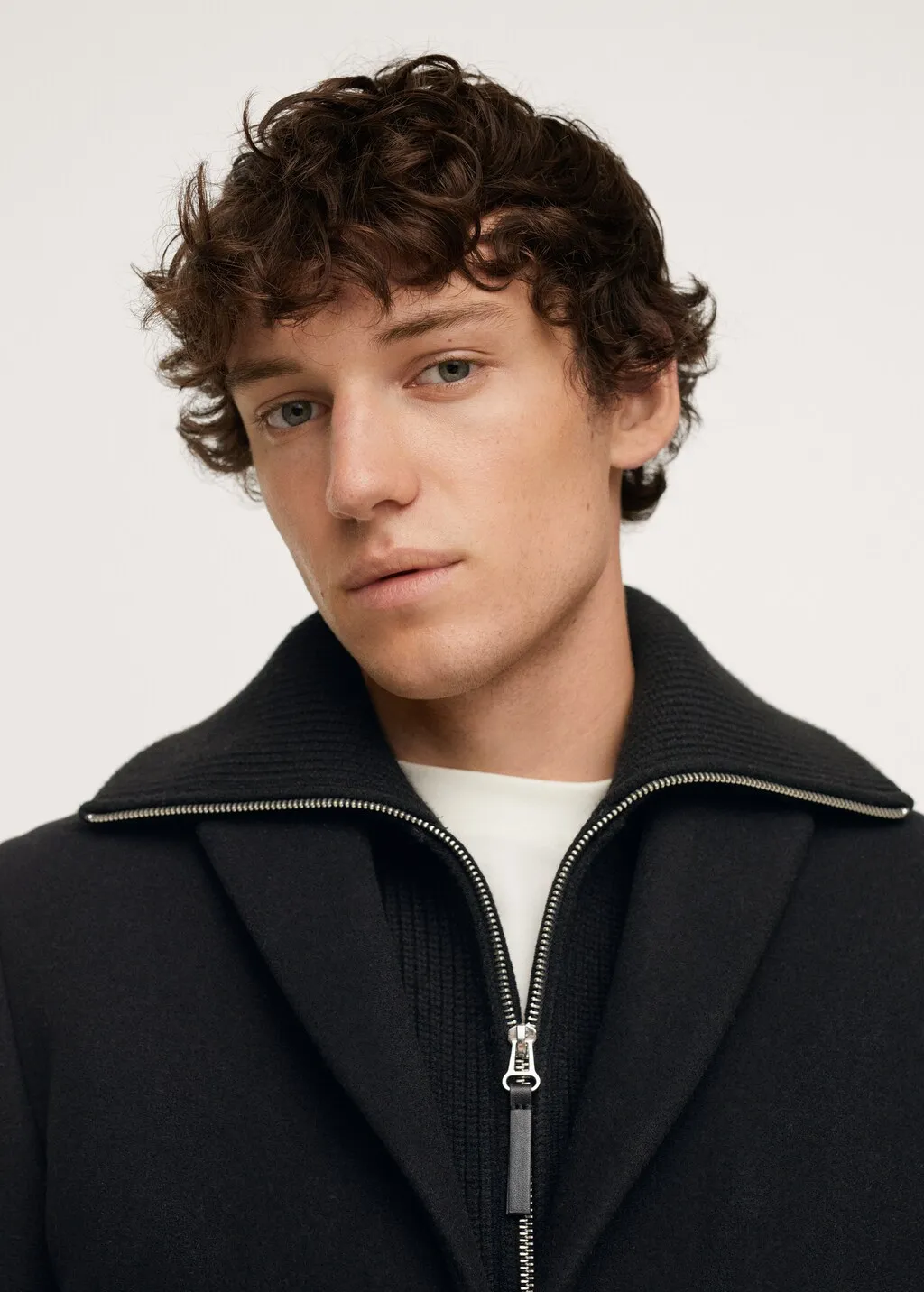 Cappotto lungo lana riciclata