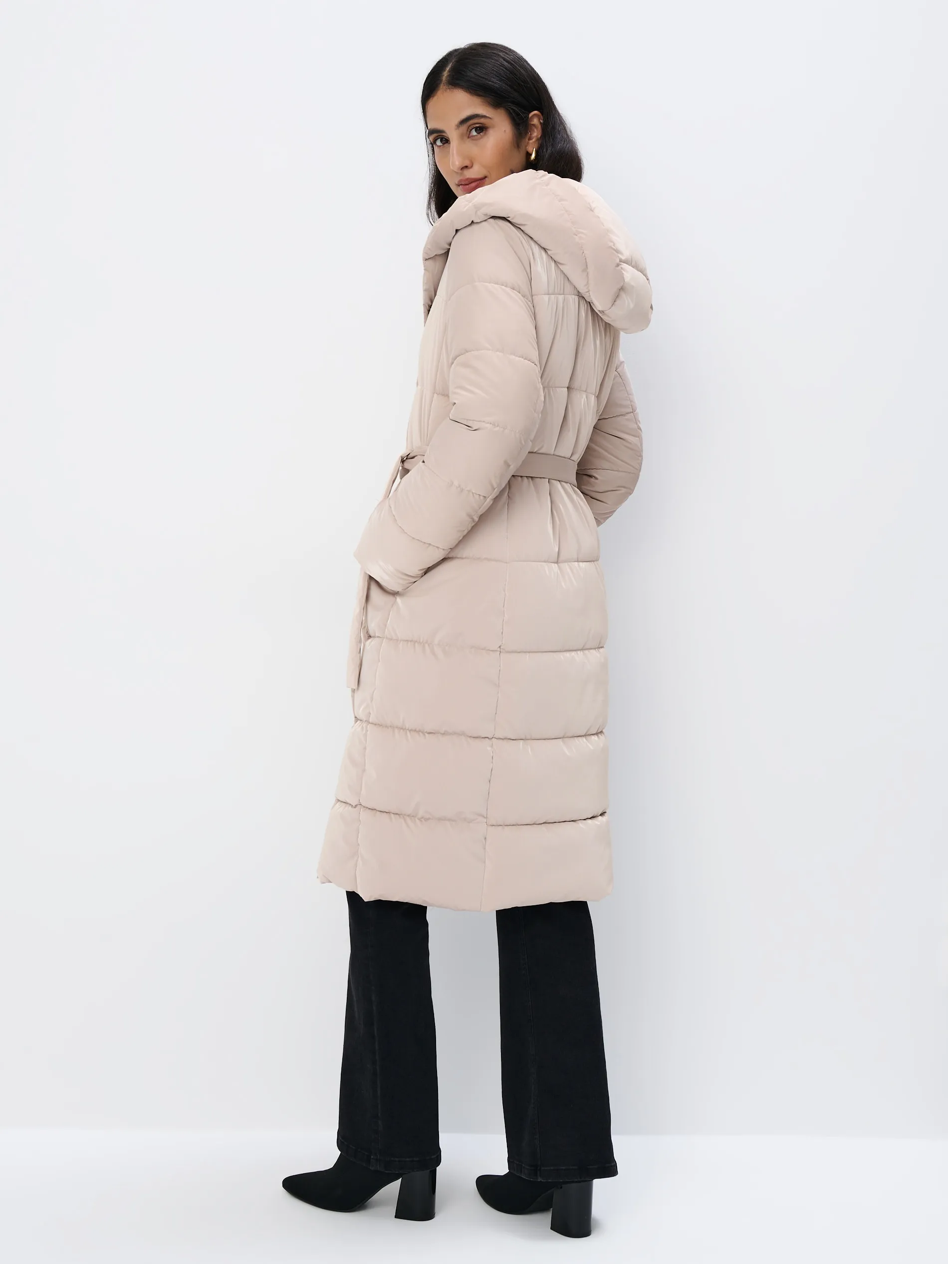 Cappotto lungo trapuntato