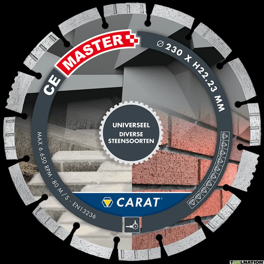 Carat CEM1153000 Lama diamantata Universal CE Master 115 x 22,23