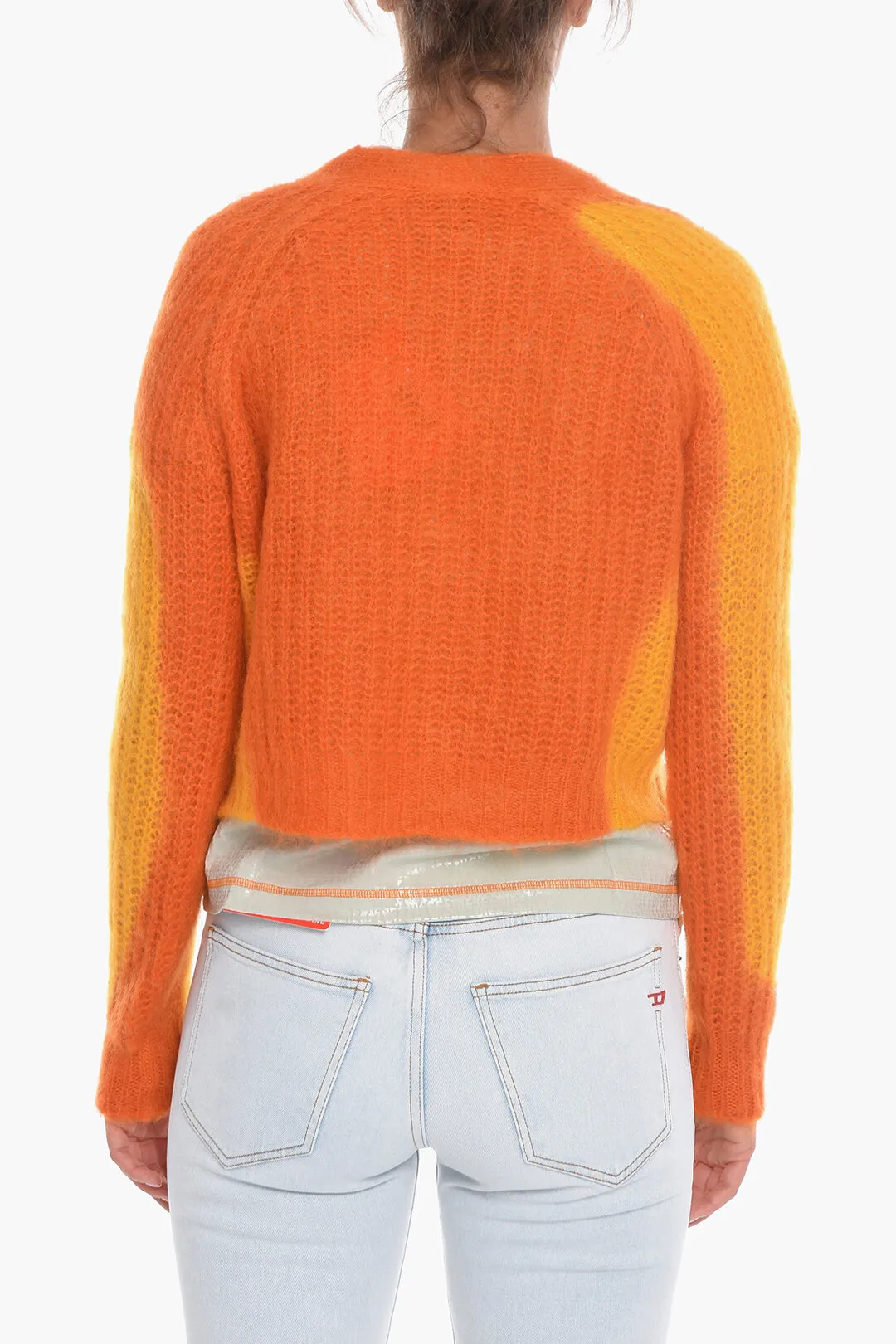 Cardigan Crop M-ILLY Bicolore 