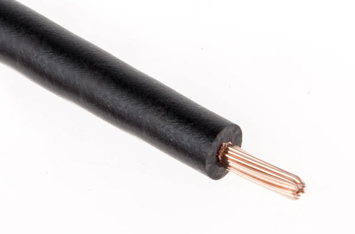 Cavo di collegamento apparecchiature RS PRO, 18AWG, 1000 V, 100m, Nero