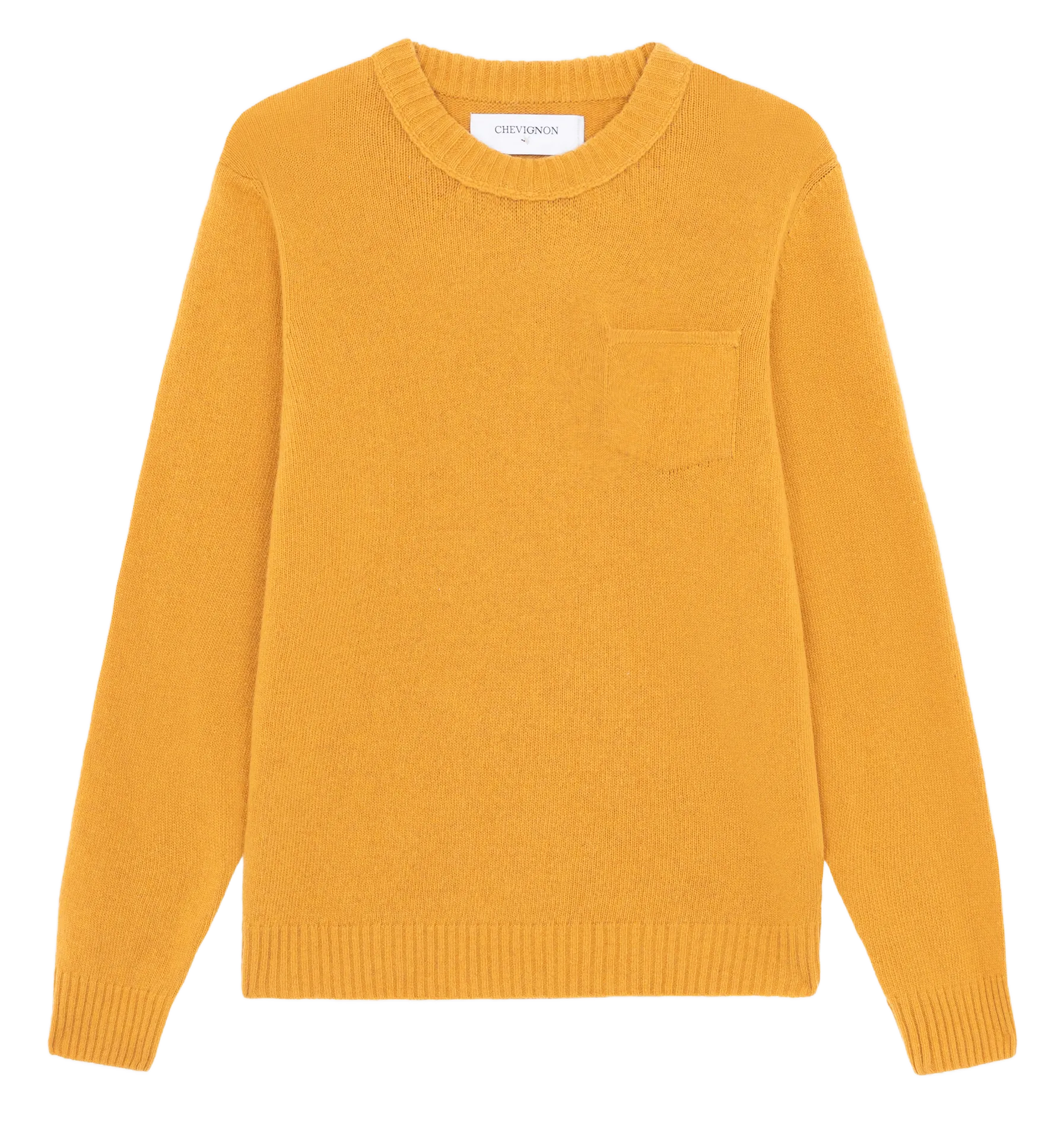  CHEVIGNON   POCKET - Maglione dritto scollo tondo in misto lana | Arancione