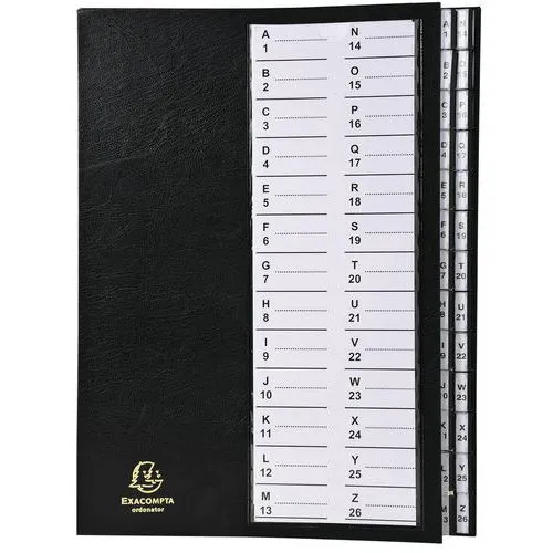 Classificatore con linguette 26 scomparti Alfanumerici - A4