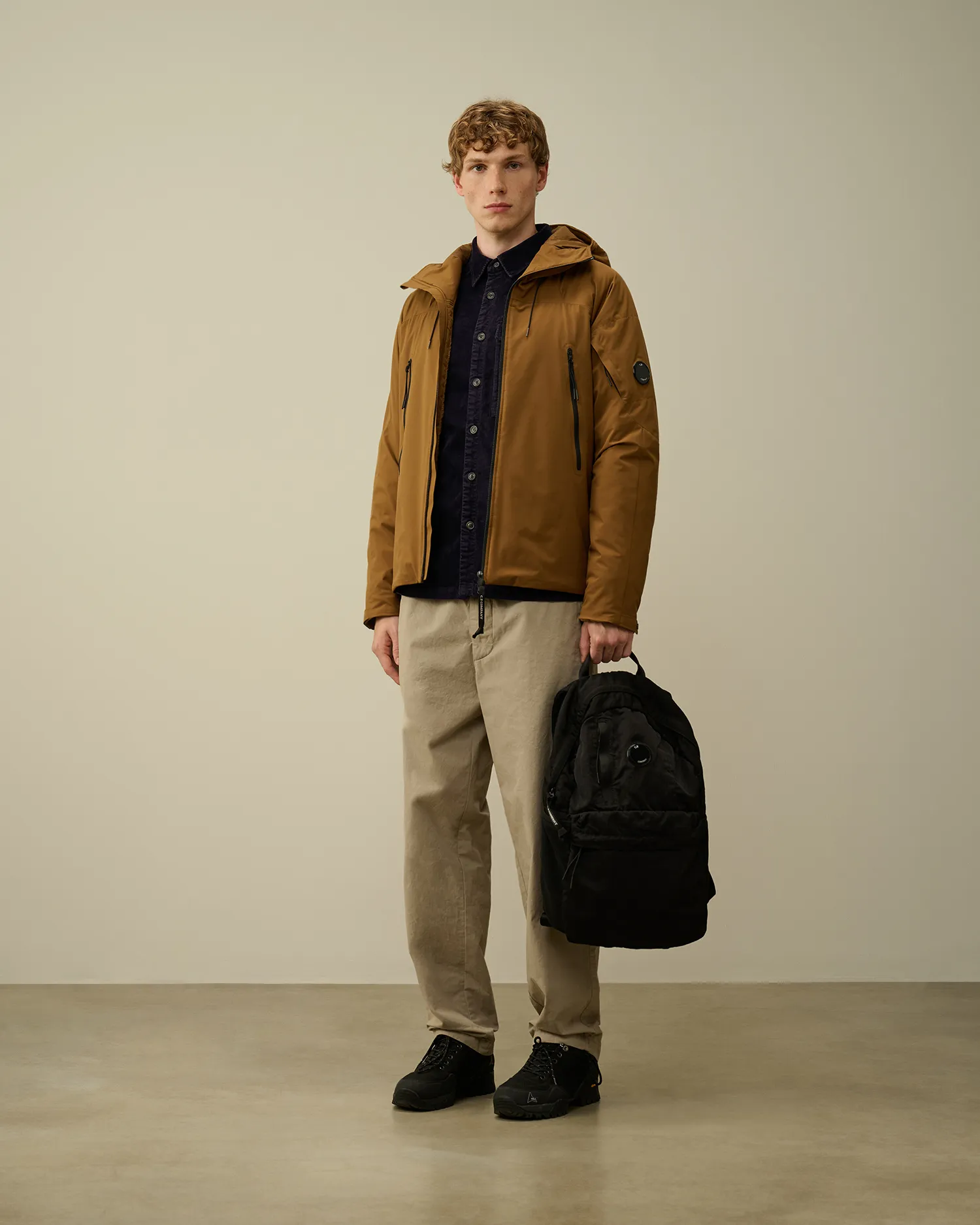 Corduroy Lens Buttoned Shirt