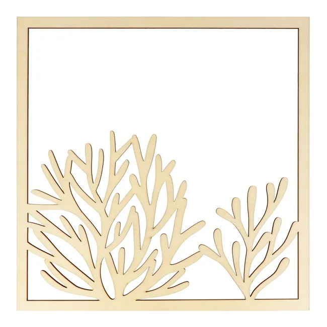 Cornice per pesci in legno a 5 livelli 25 x 25 cm