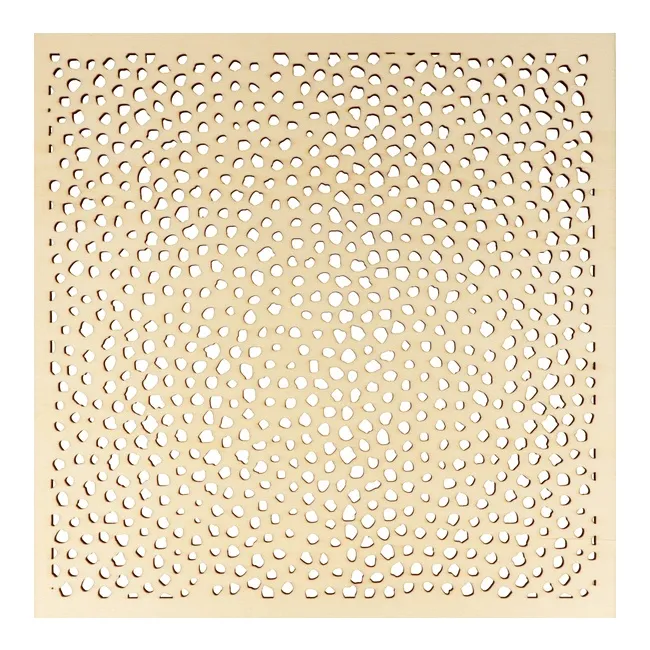 Cornice per pesci in legno a 5 livelli 25 x 25 cm