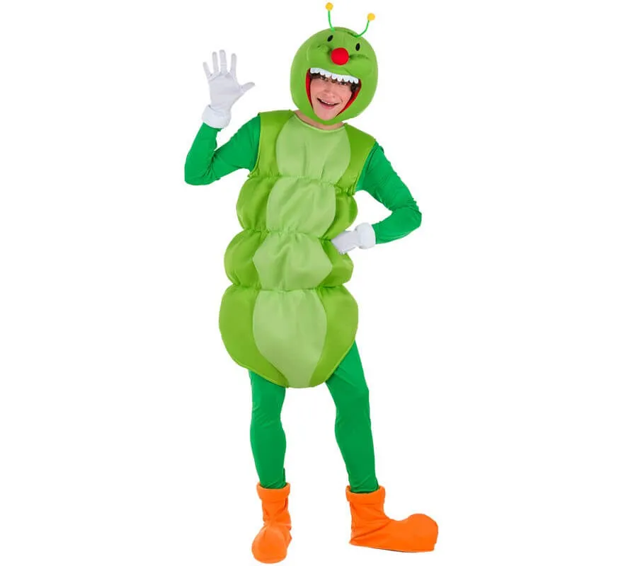 Costume da Bruco verde per adulti