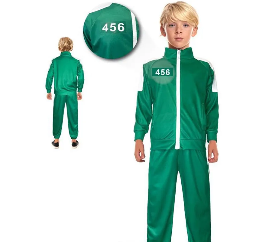 Costume tuta verde per bambino