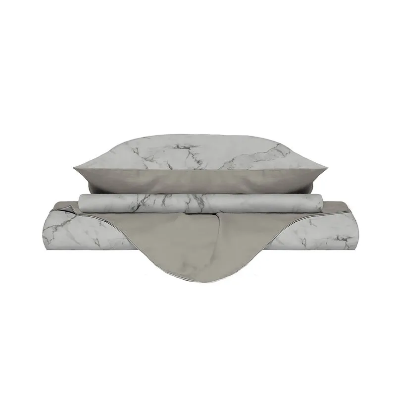DATEX Parure copripiumino + federe Fashion - marble
