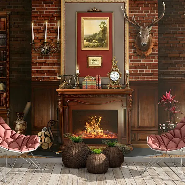 Decorazione antica del soggiorno - FOTOMURALI