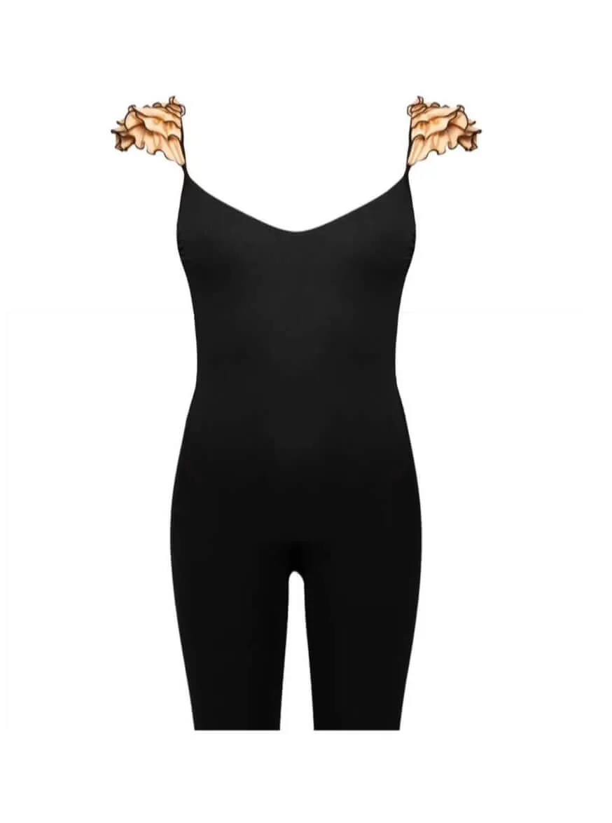 DEIRA JUMPSUIT BLACK SHORT