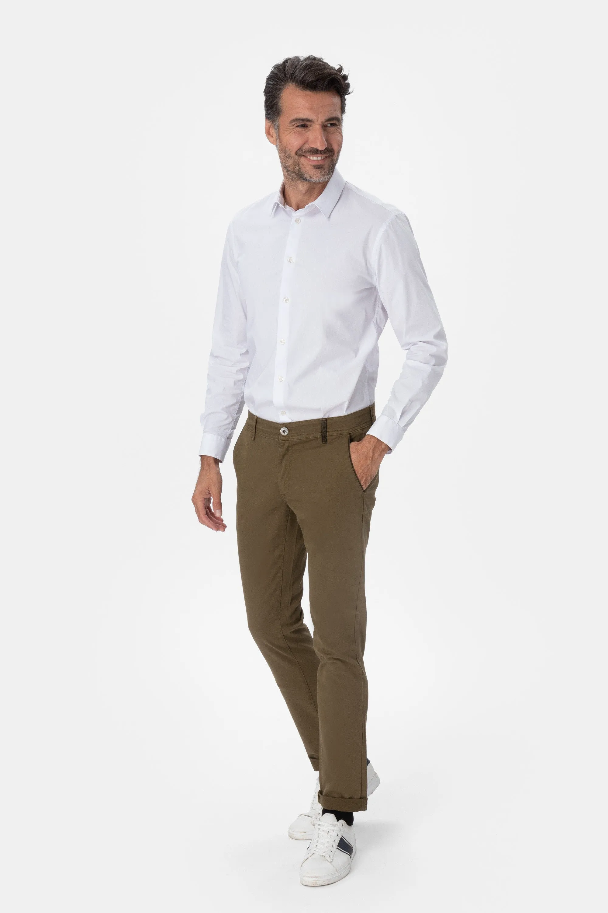 Dirk Dnt Pantalone chinos in cotone