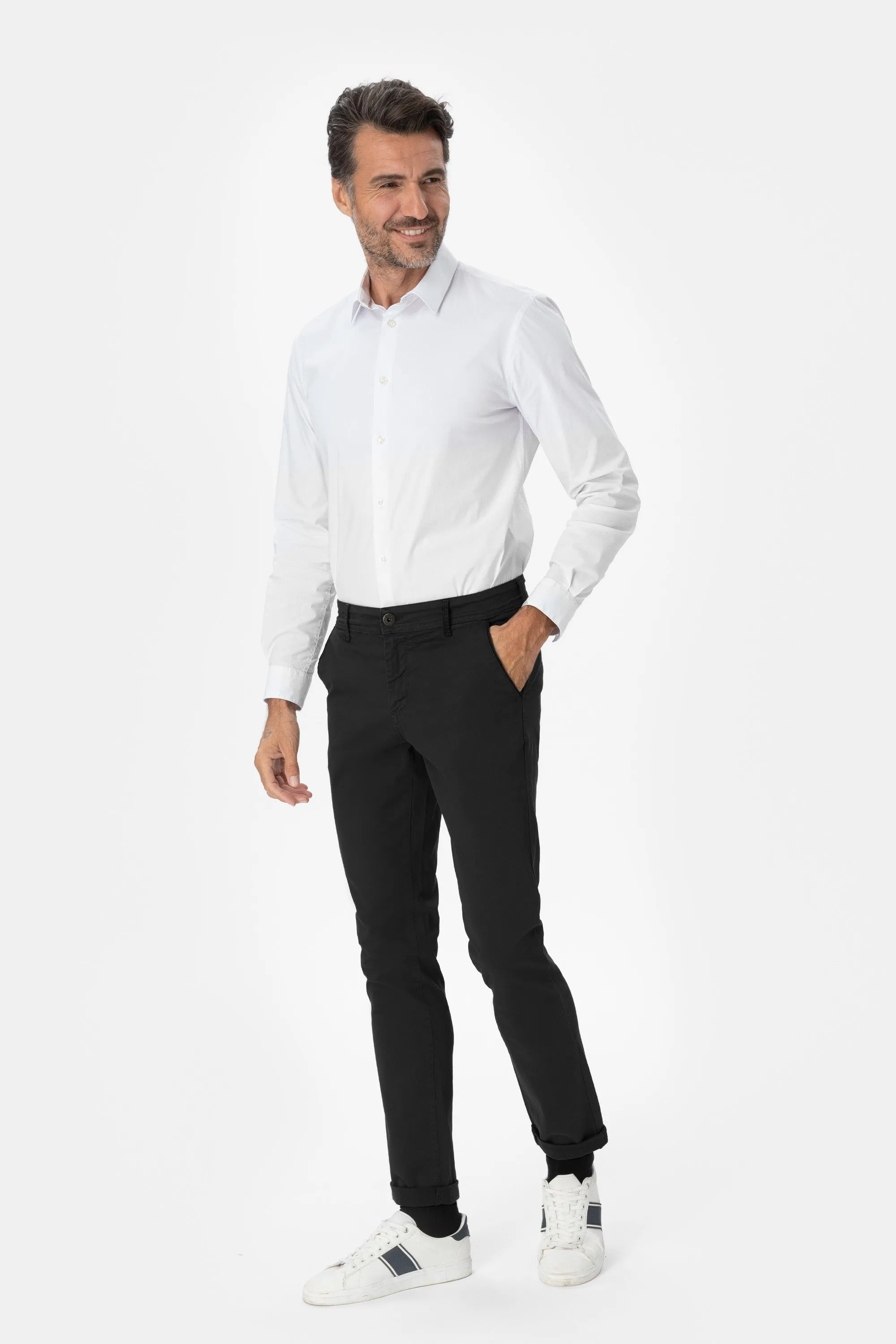 Dirk Dnt Pantalone chinos in cotone