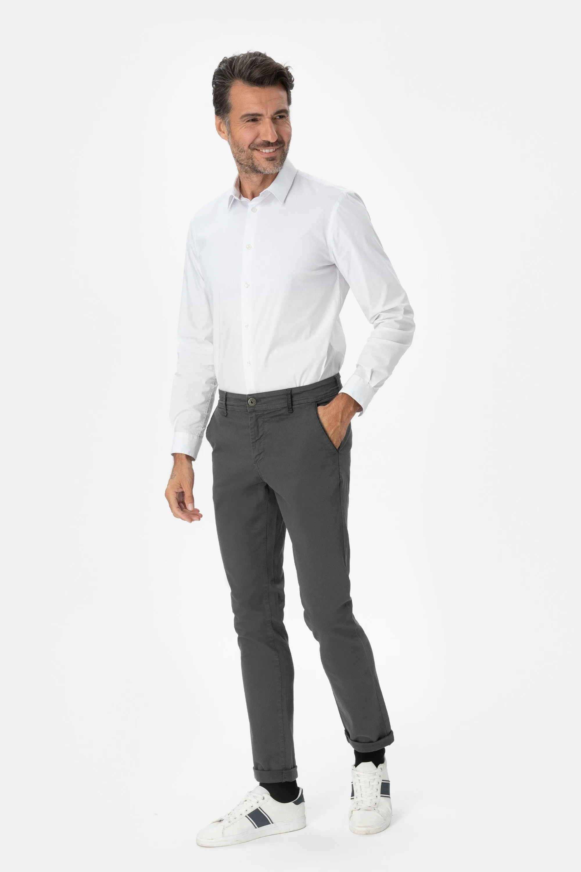 Dirk Dnt Pantalone chinos in cotone