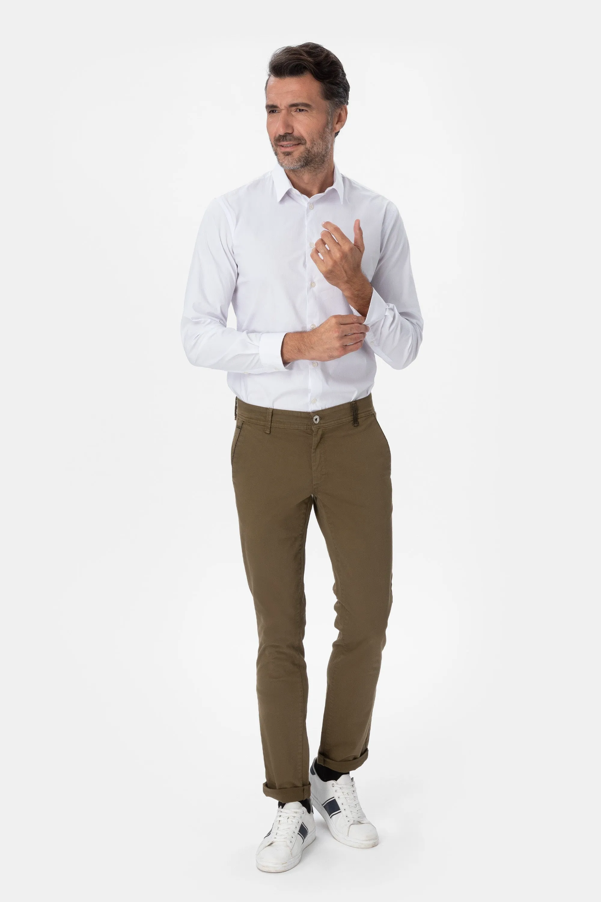 Dirk Dnt Pantalone chinos in cotone