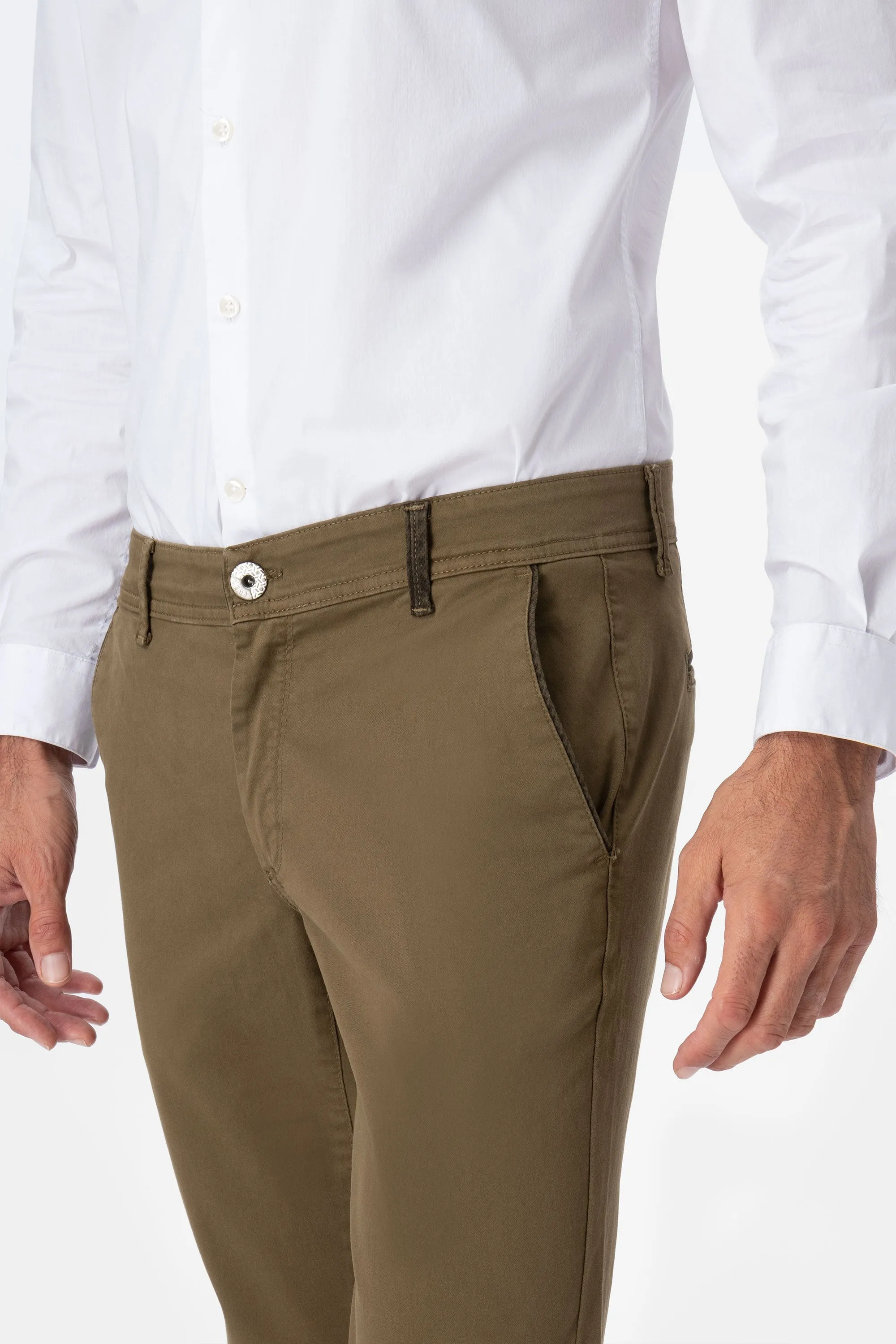 Dirk Dnt Pantalone chinos in cotone