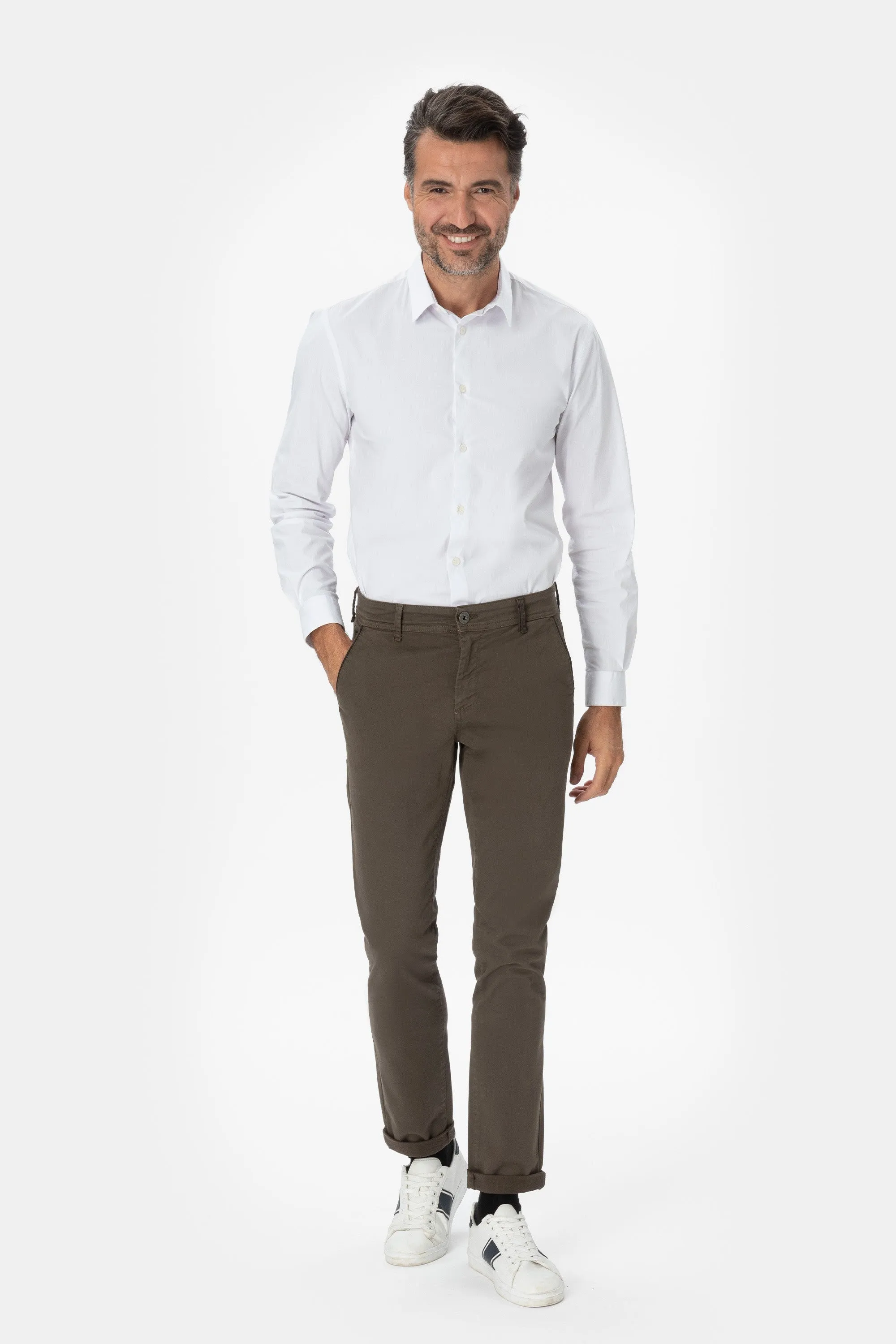 Dirk Dnt Pantalone chinos in cotone