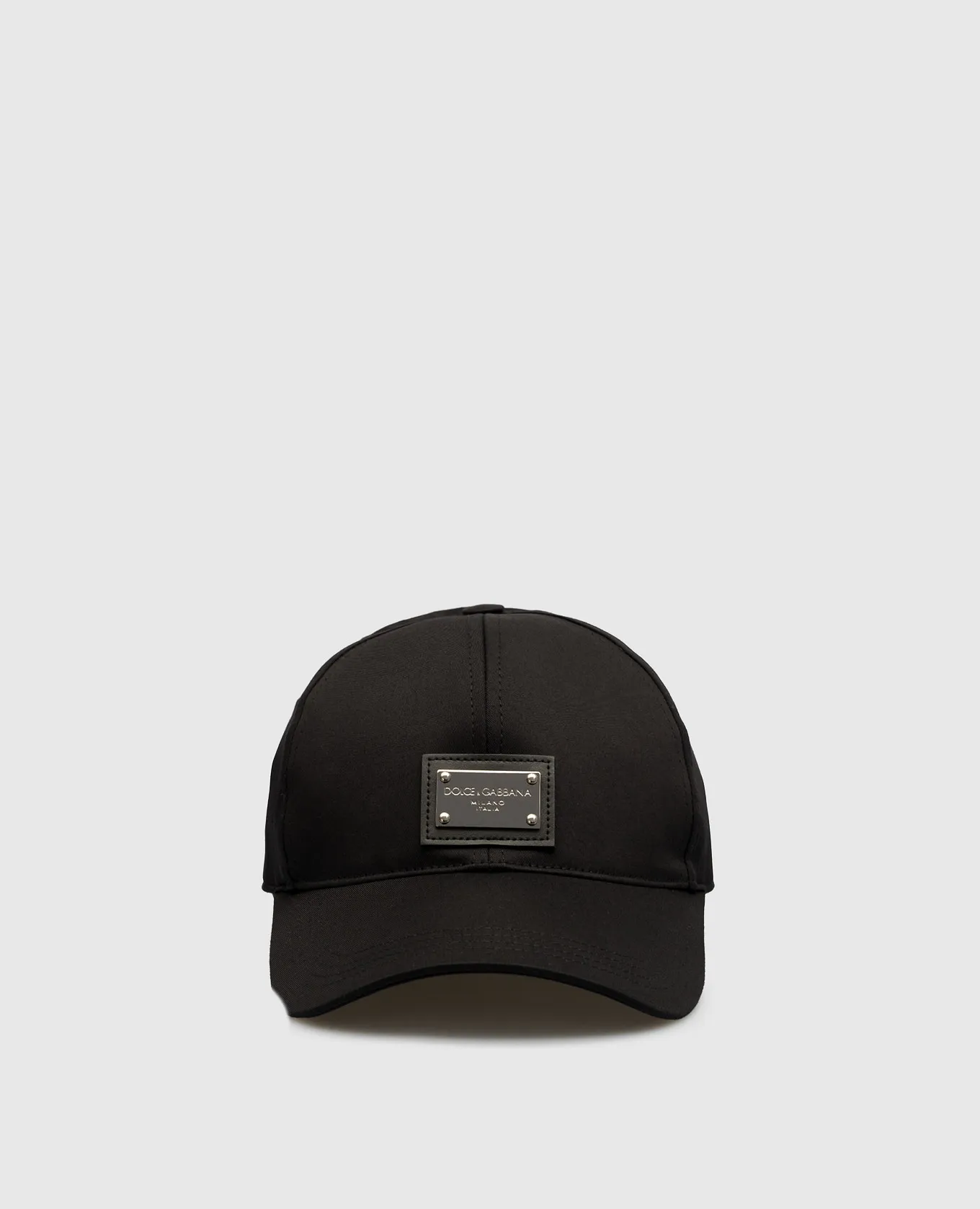 Dolce&Gabbana Cappellino nero con logo GH590AGF421