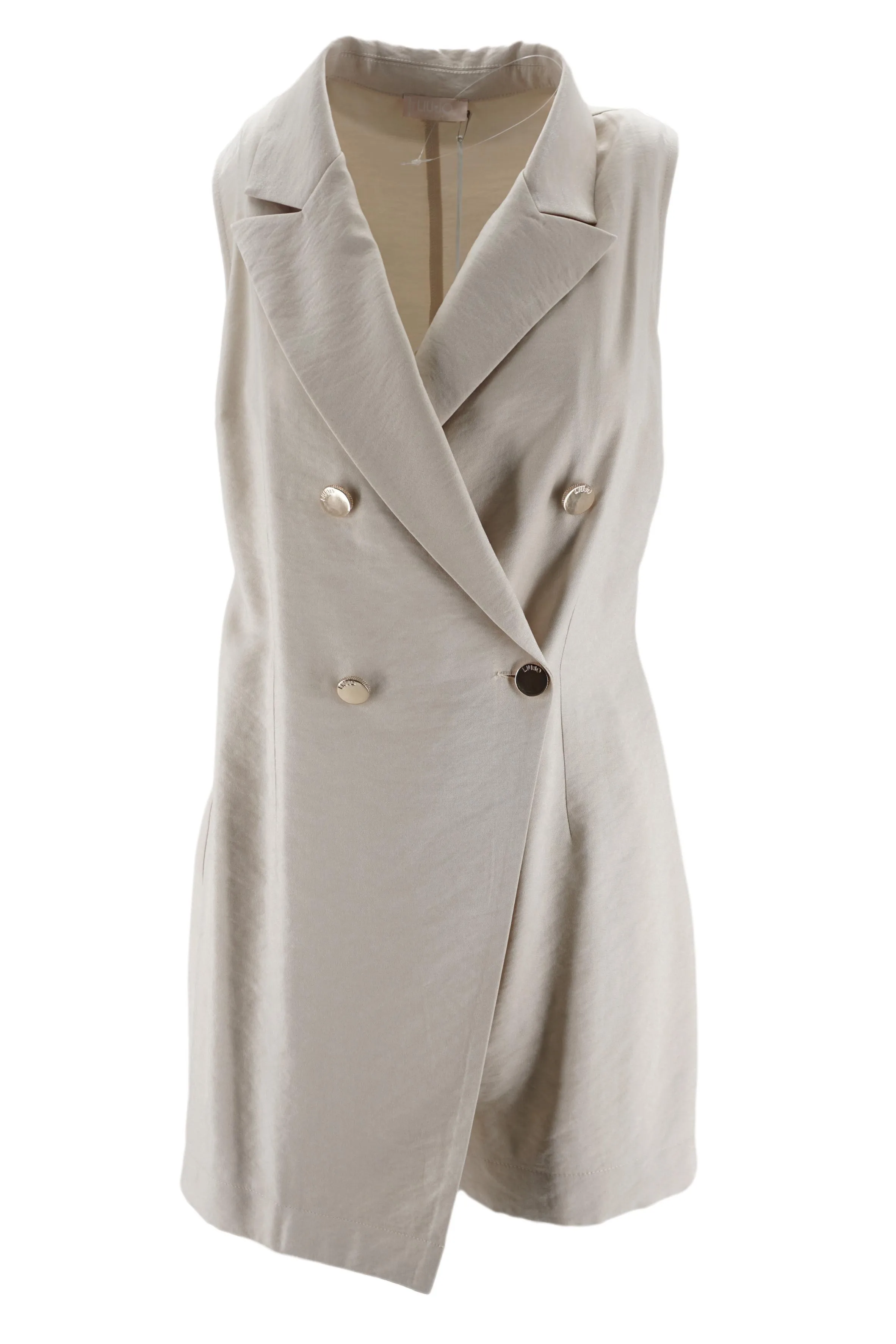 Double-breasted suit in Twill / Beige