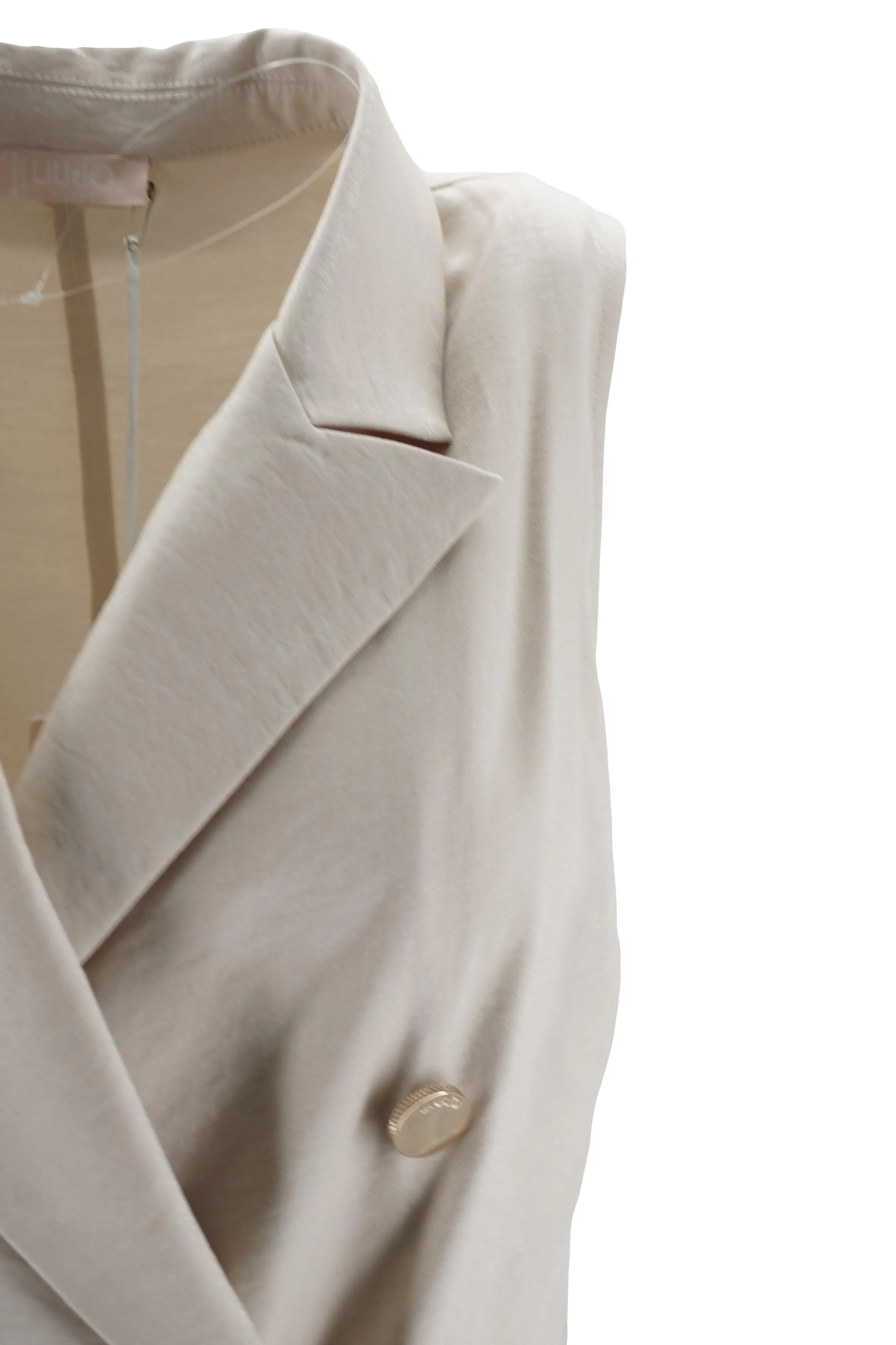 Double-breasted suit in Twill / Beige