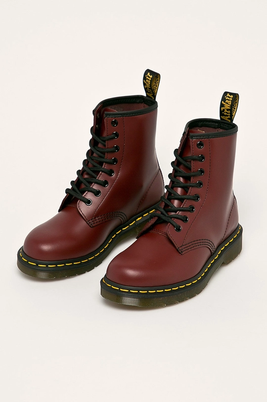 Dr. Martens stivali da motociclista in pelle 1460