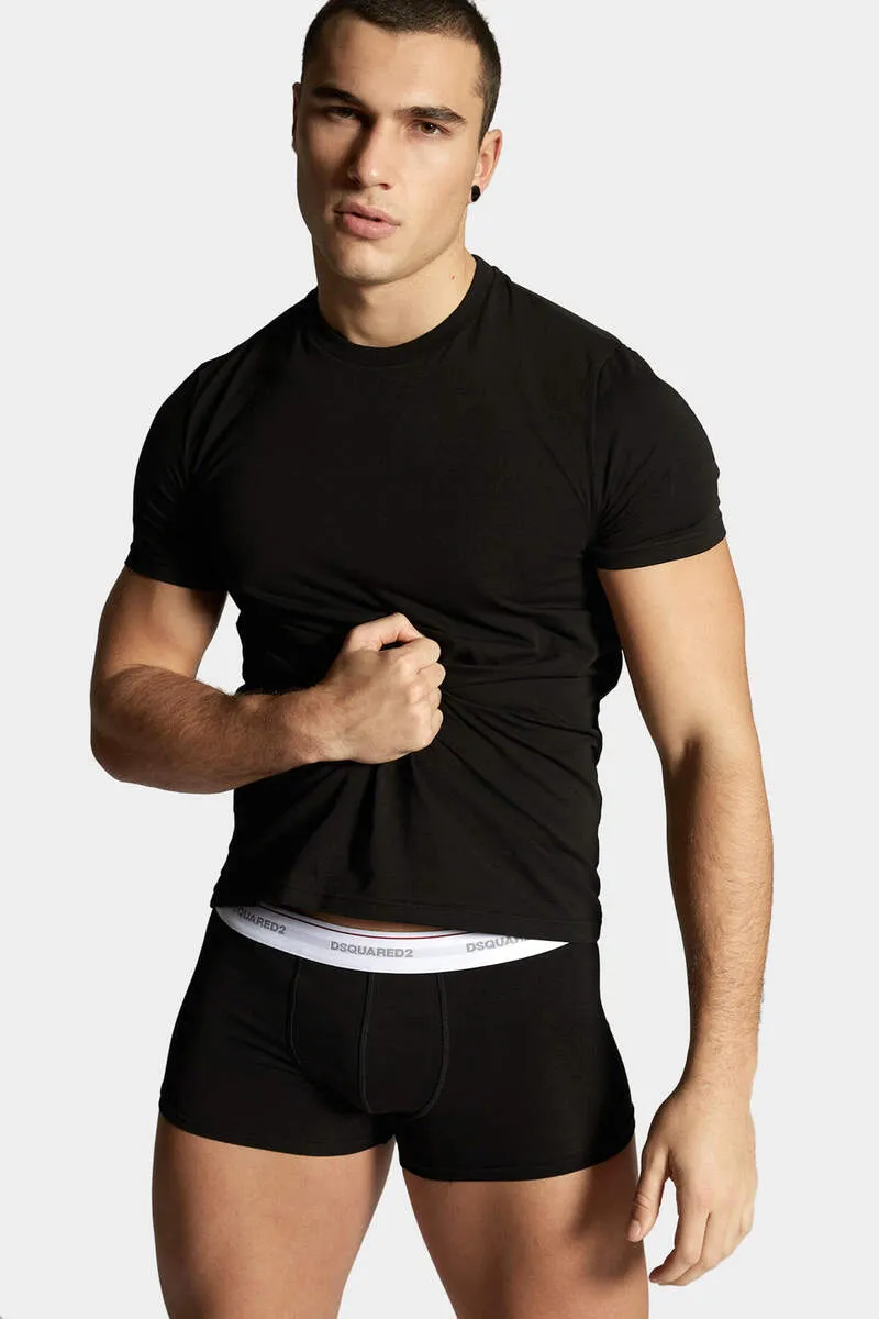 Dsquared Uomo T-shirt Basic Nero  DCX200030