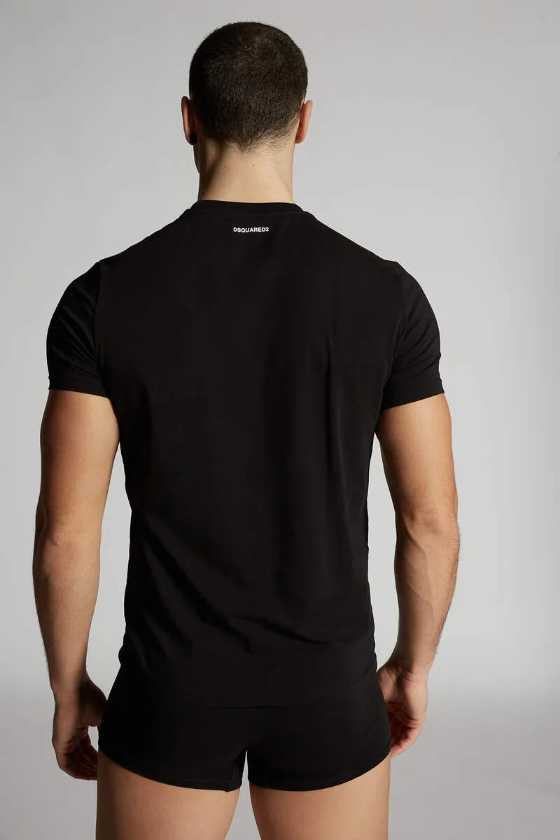 Dsquared Uomo T-shirt Basic Nero  DCX200030