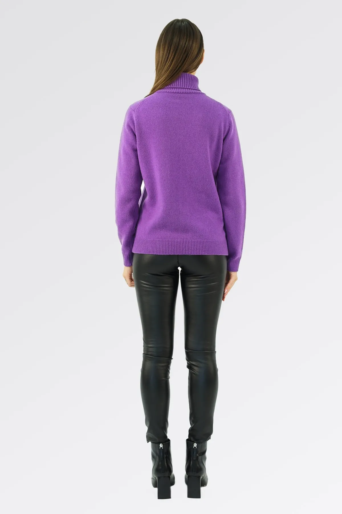 Elegante Maglia Dolcevita Donna - Maglione Donna Invernali - Autunno/Inverno - 100% Pura Lana Vergine | Brunella Gori